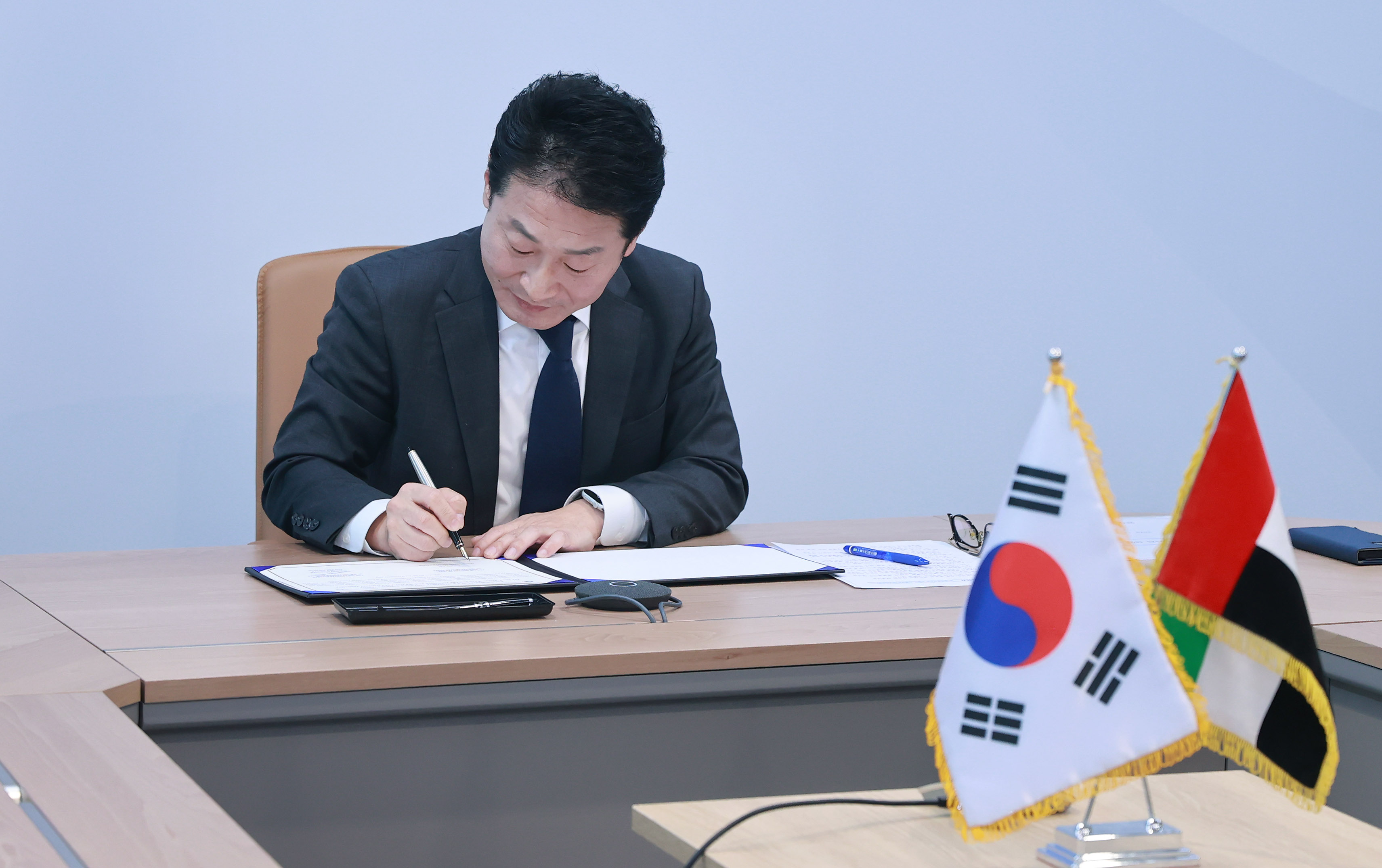 한-UAE CFE-NZN 교차지지 선언 서명식 2