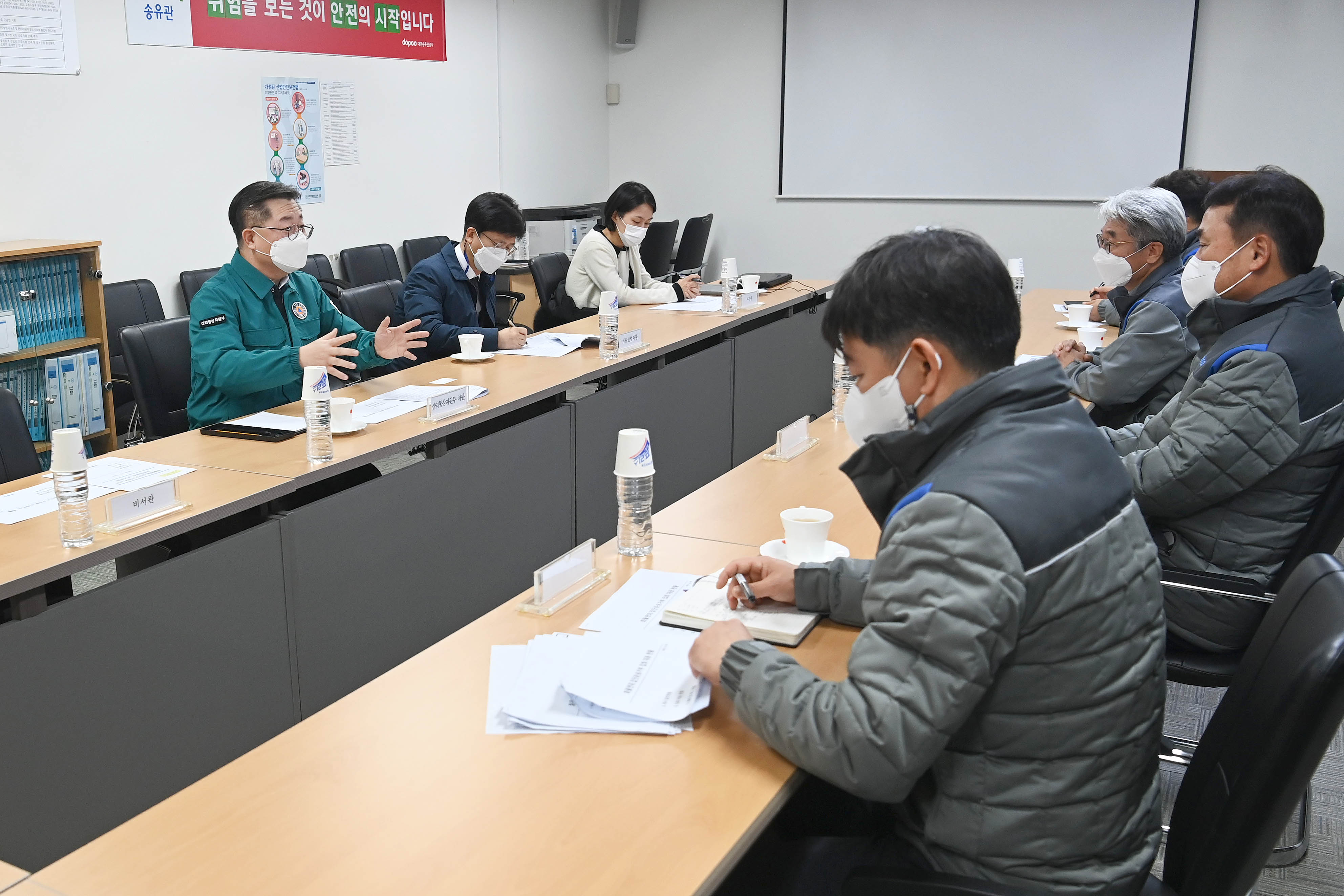 화물연대 집단 운송거부 관련 천안저유소 현장점검 2