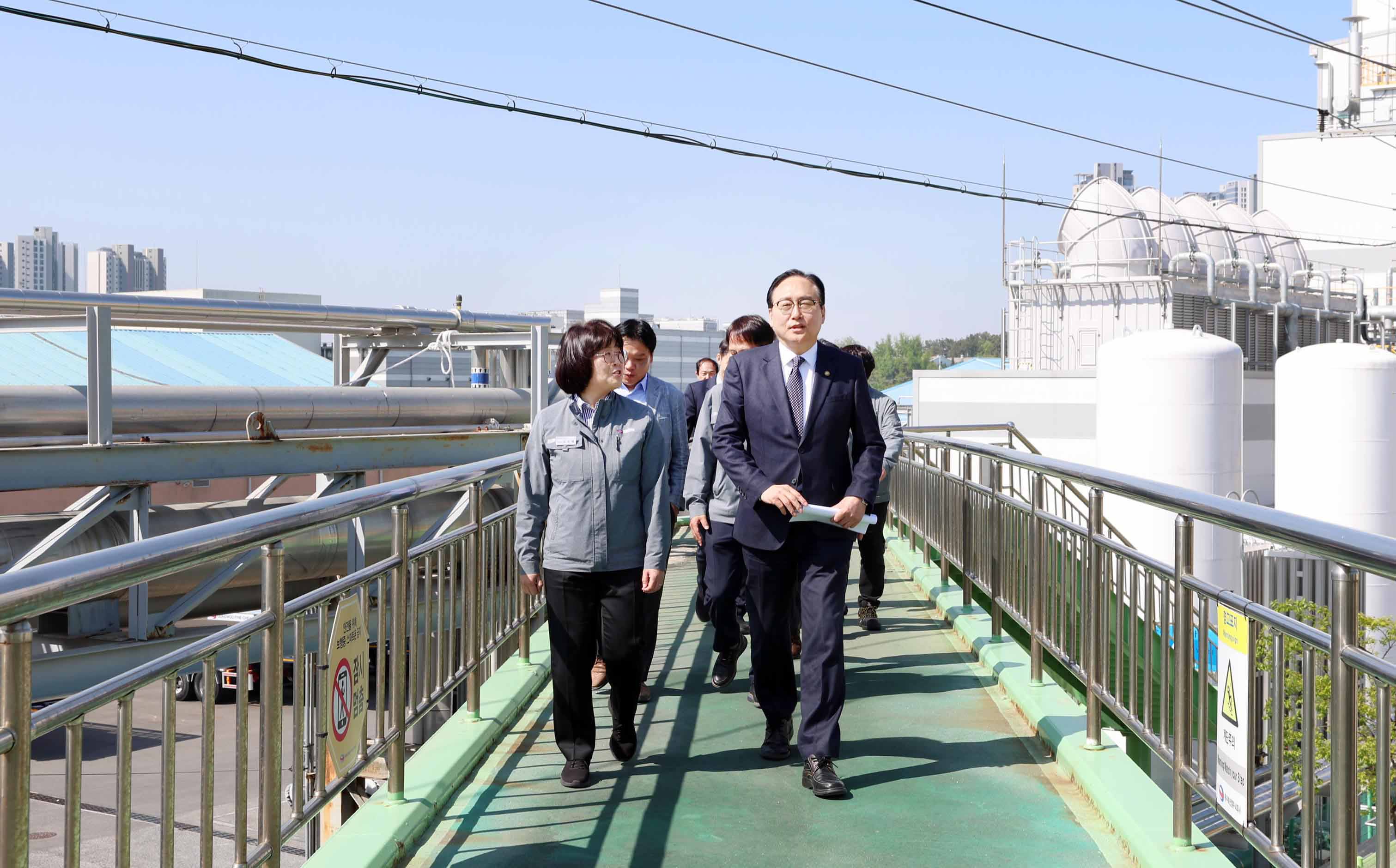 반도체 공급망 핵심소재 생산 현장 점검 5
