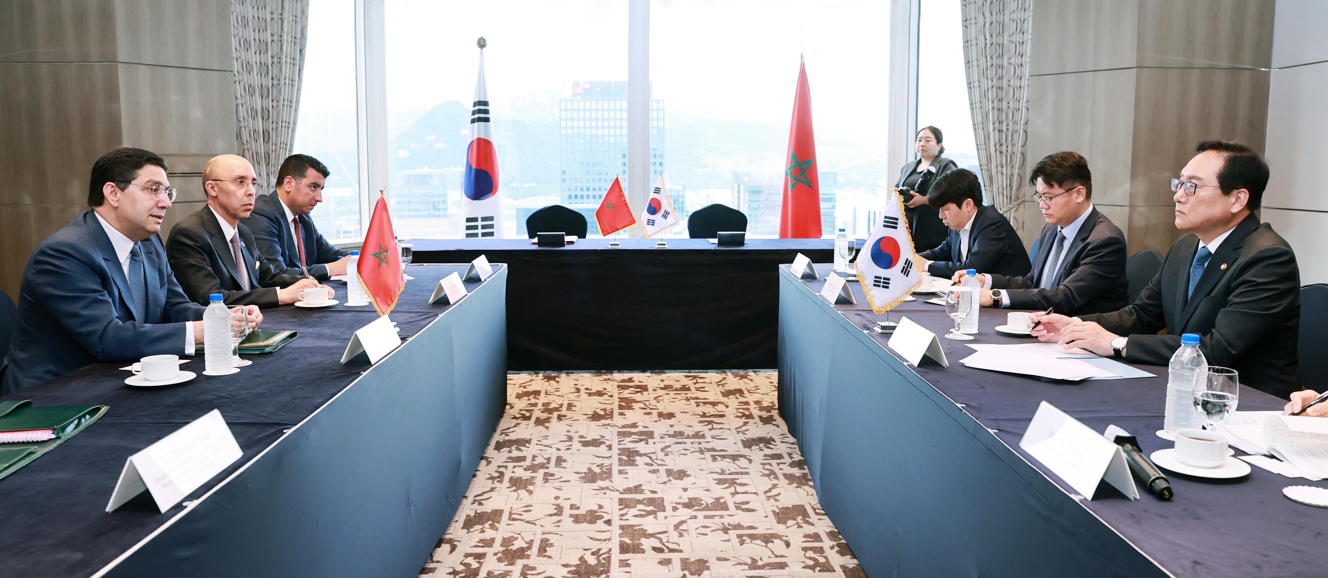모로코 외교부 장관 면담 2