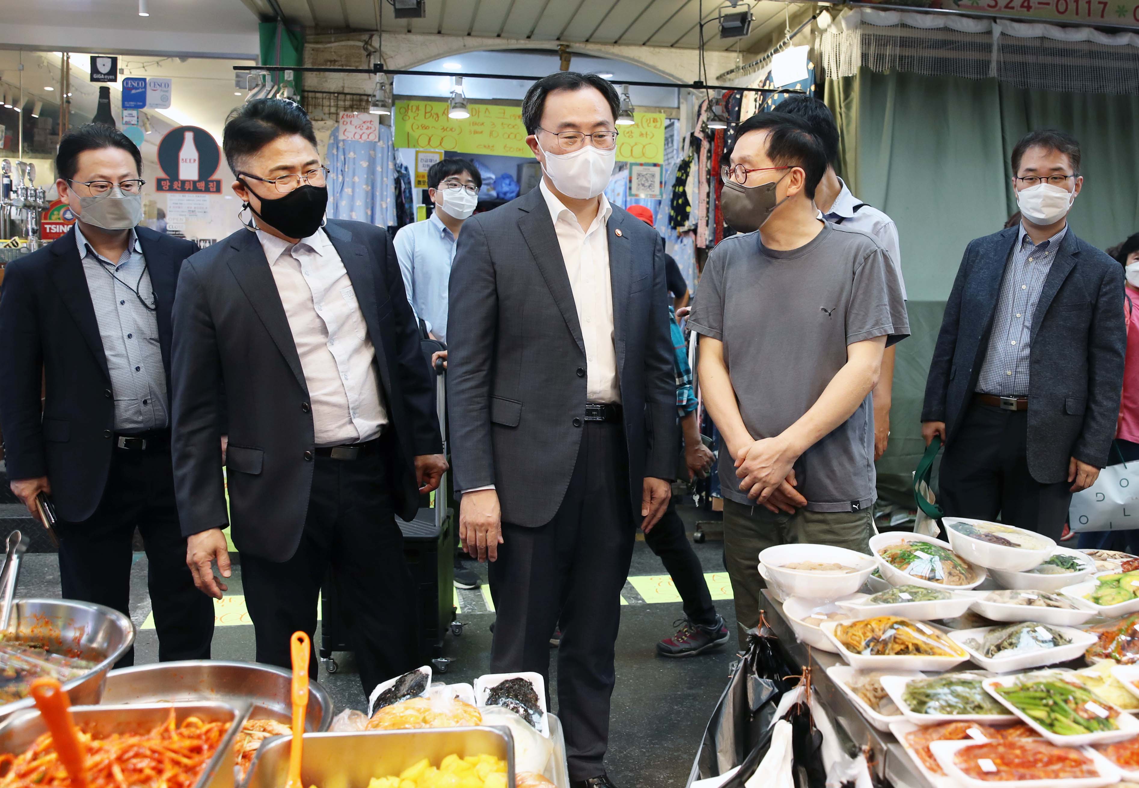 전통시장인 망원시장 방문 3
