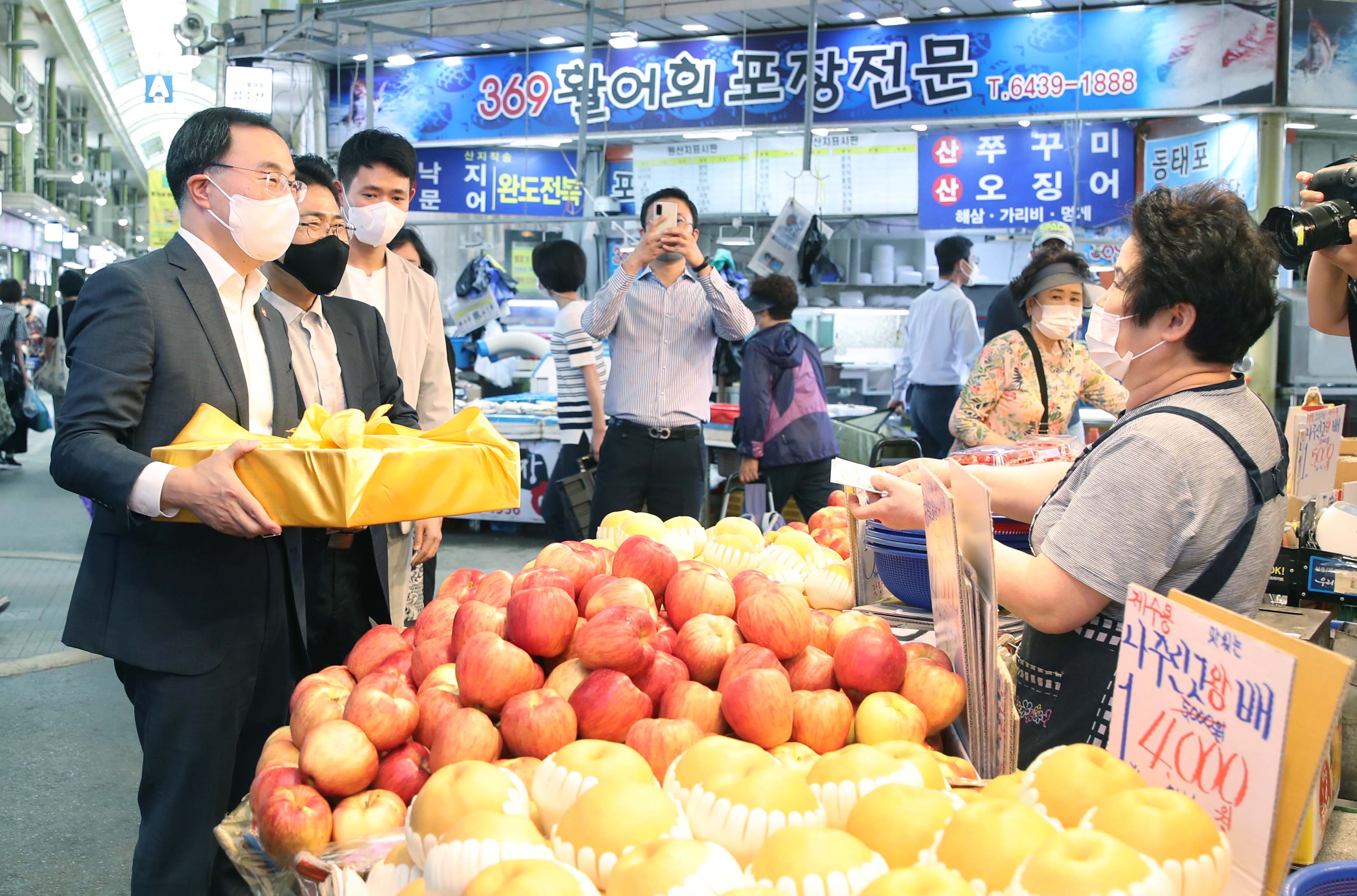 전통시장인 망원시장 방문 5