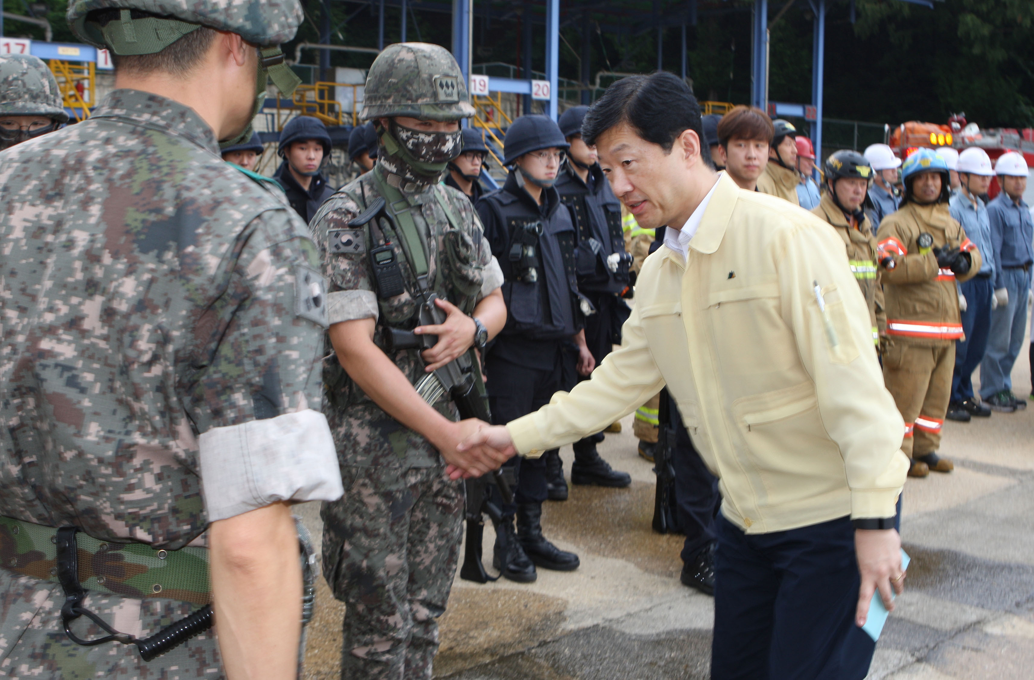 을지연습 구리석유비축기지 입·출하시설 테러대응 훈련 4