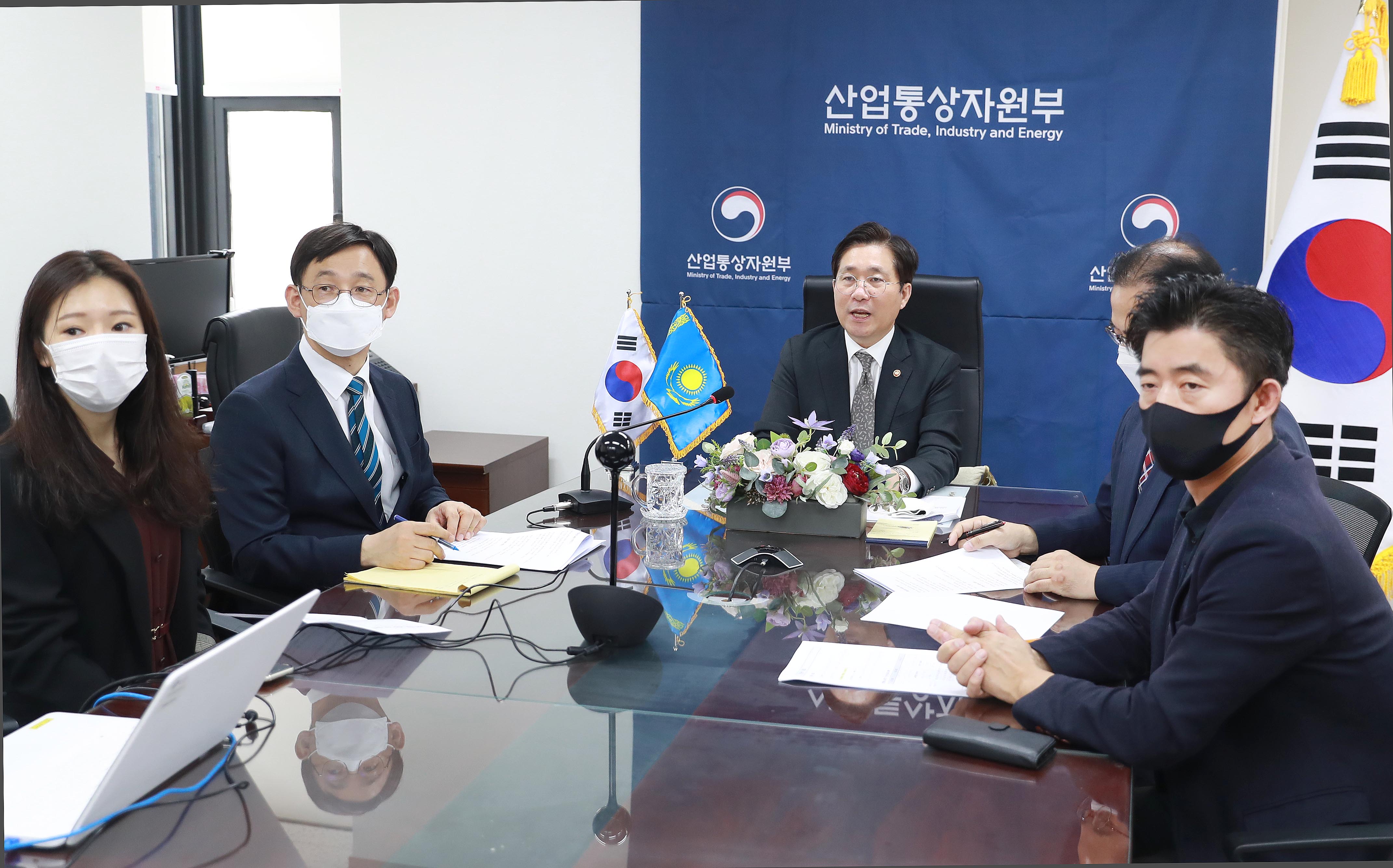 카자흐 알마티 현대자동차 조립공장 온라인 준공식 4