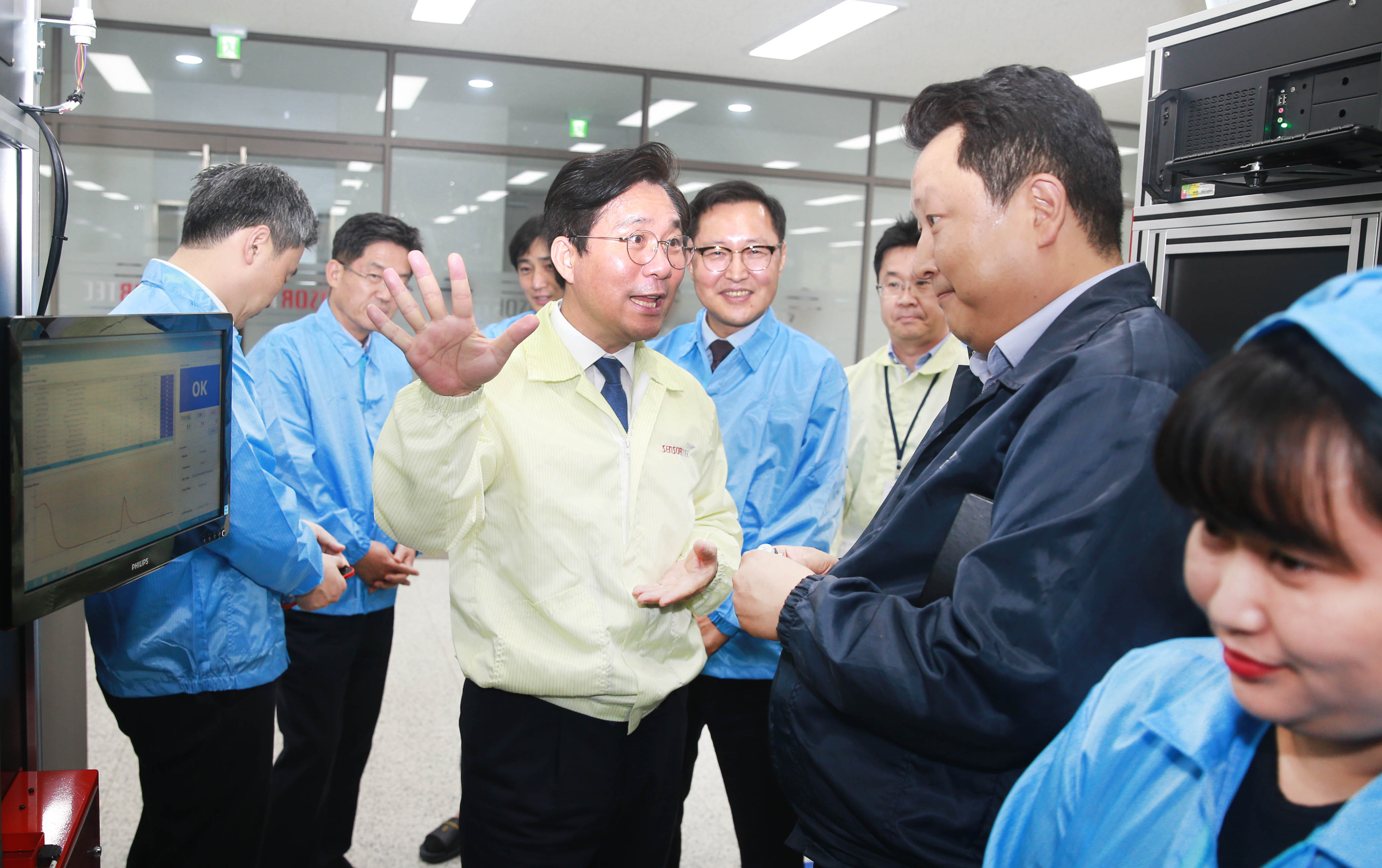 R&D 수행기업인 센서텍 현장방문 3