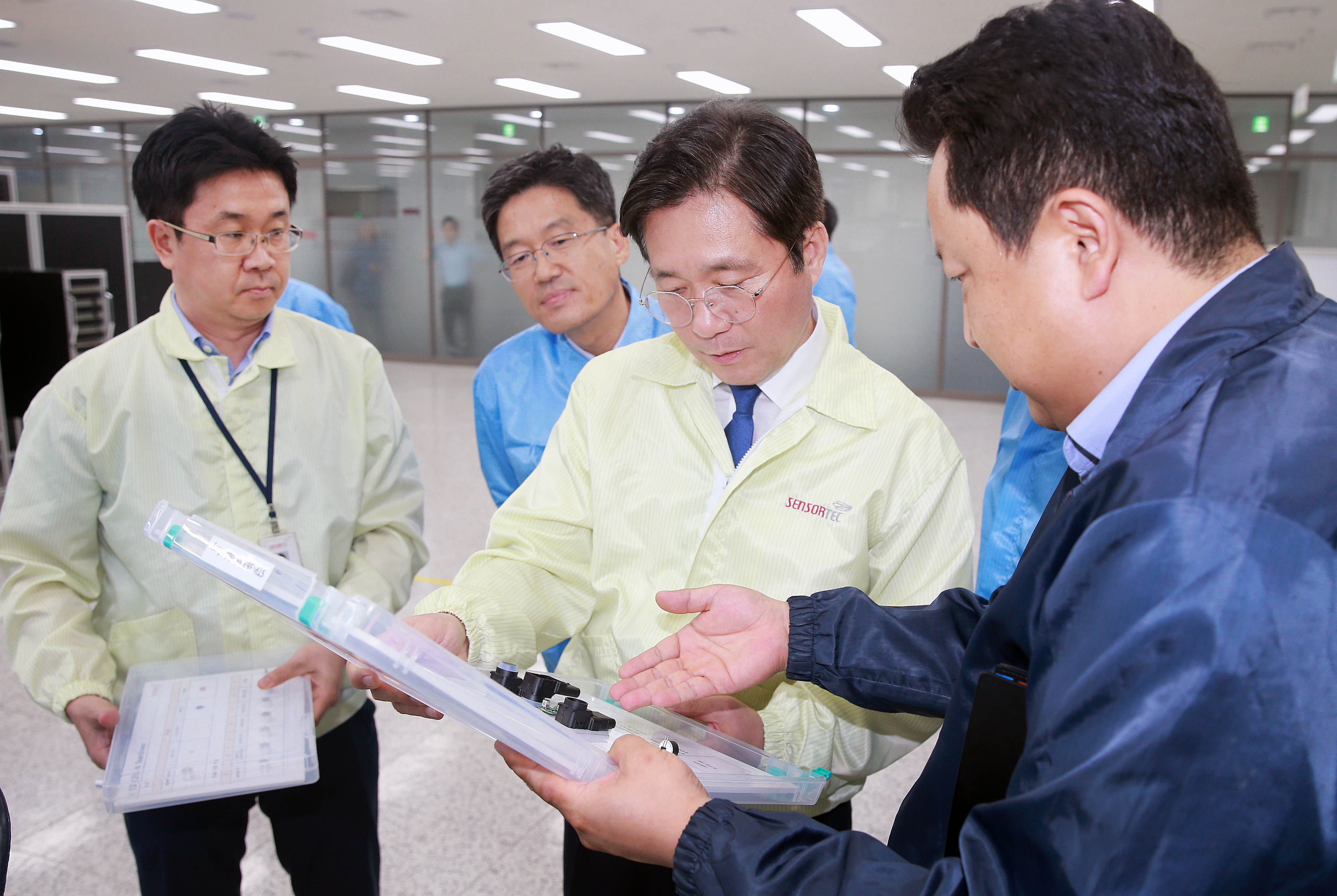 R&D 수행기업인 센서텍 현장방문 2