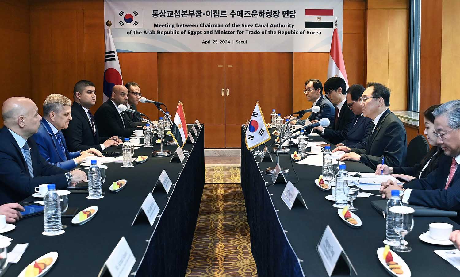 오사마 라비 이집트 수에즈운하청장 면담 3
