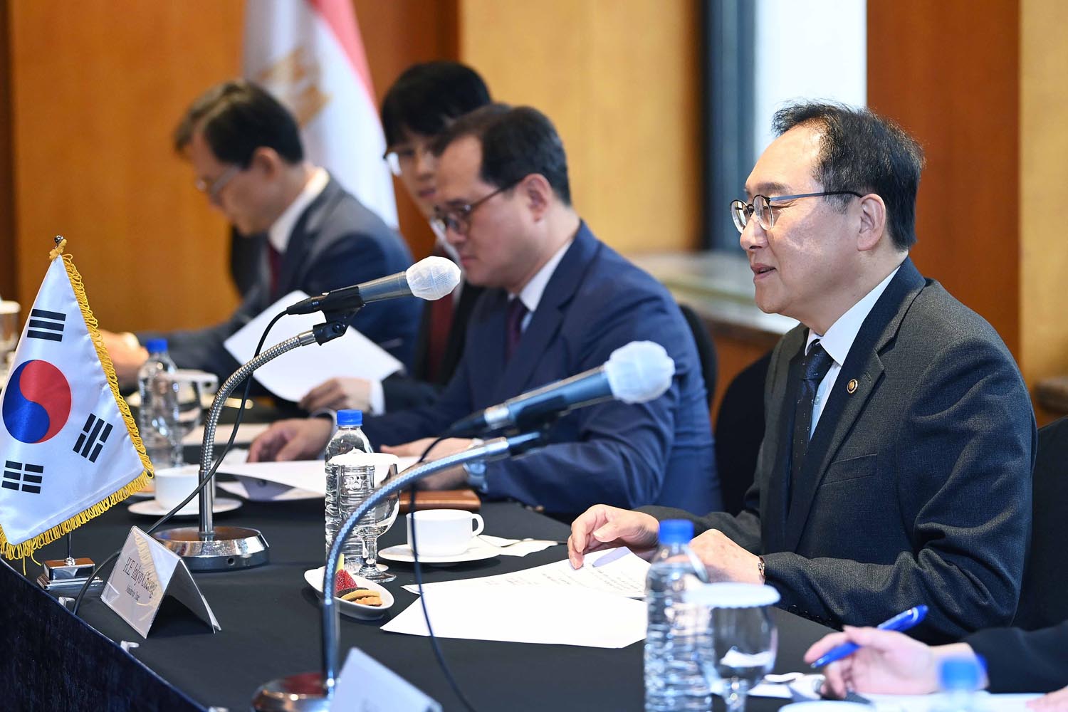 오사마 라비 이집트 수에즈운하청장 면담 2