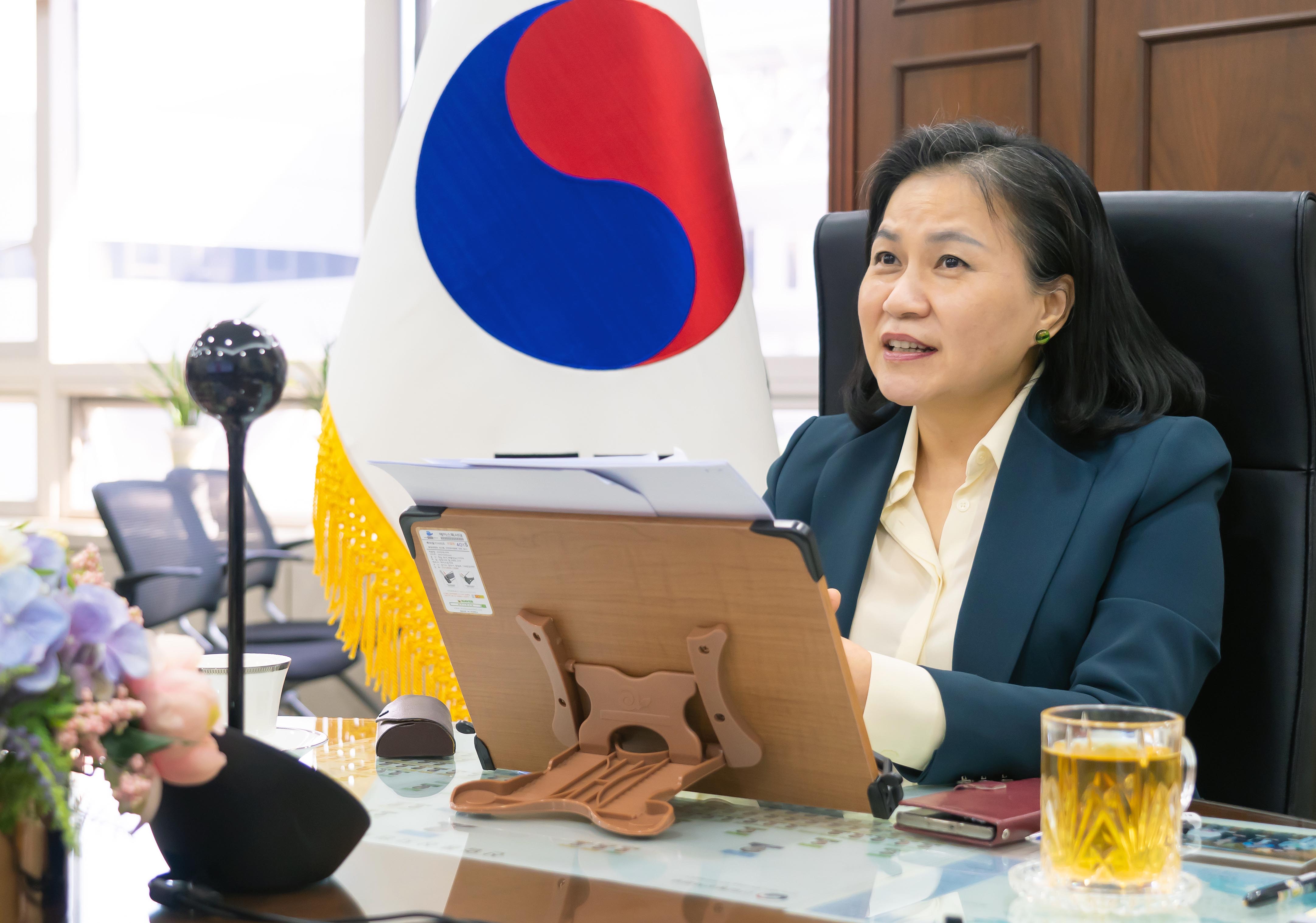 세계무역기구(WTO) 사무총장 화상회의 2