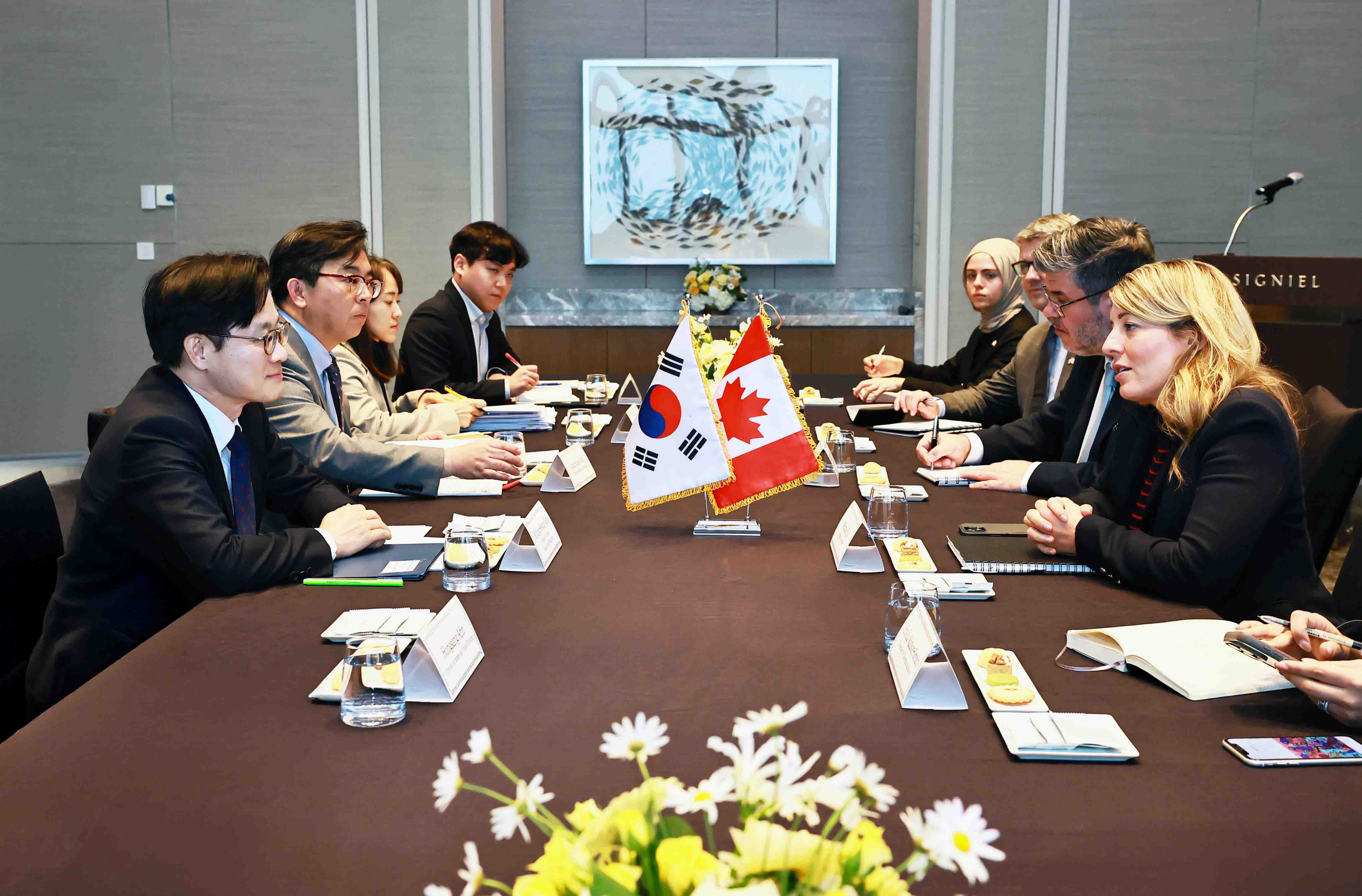 캐나다 산업부 장관 면담 3