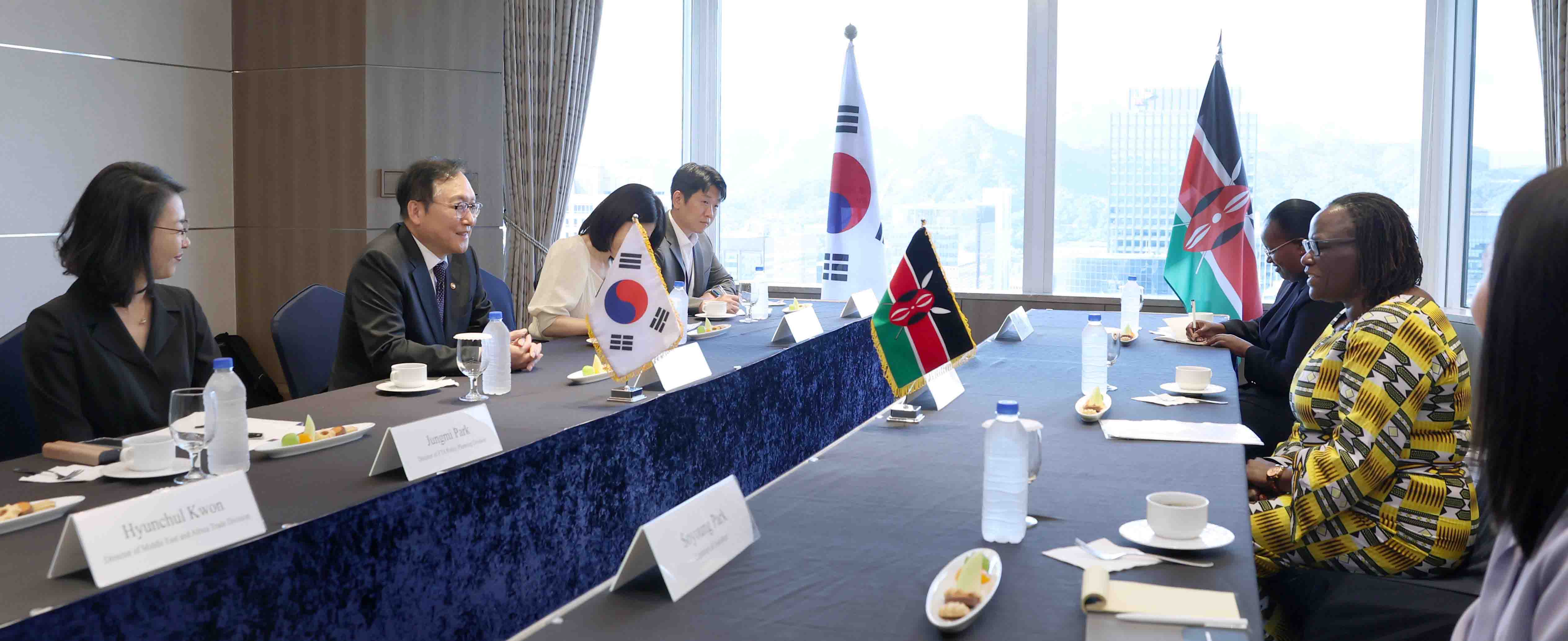 주한 케냐대사 면담 3