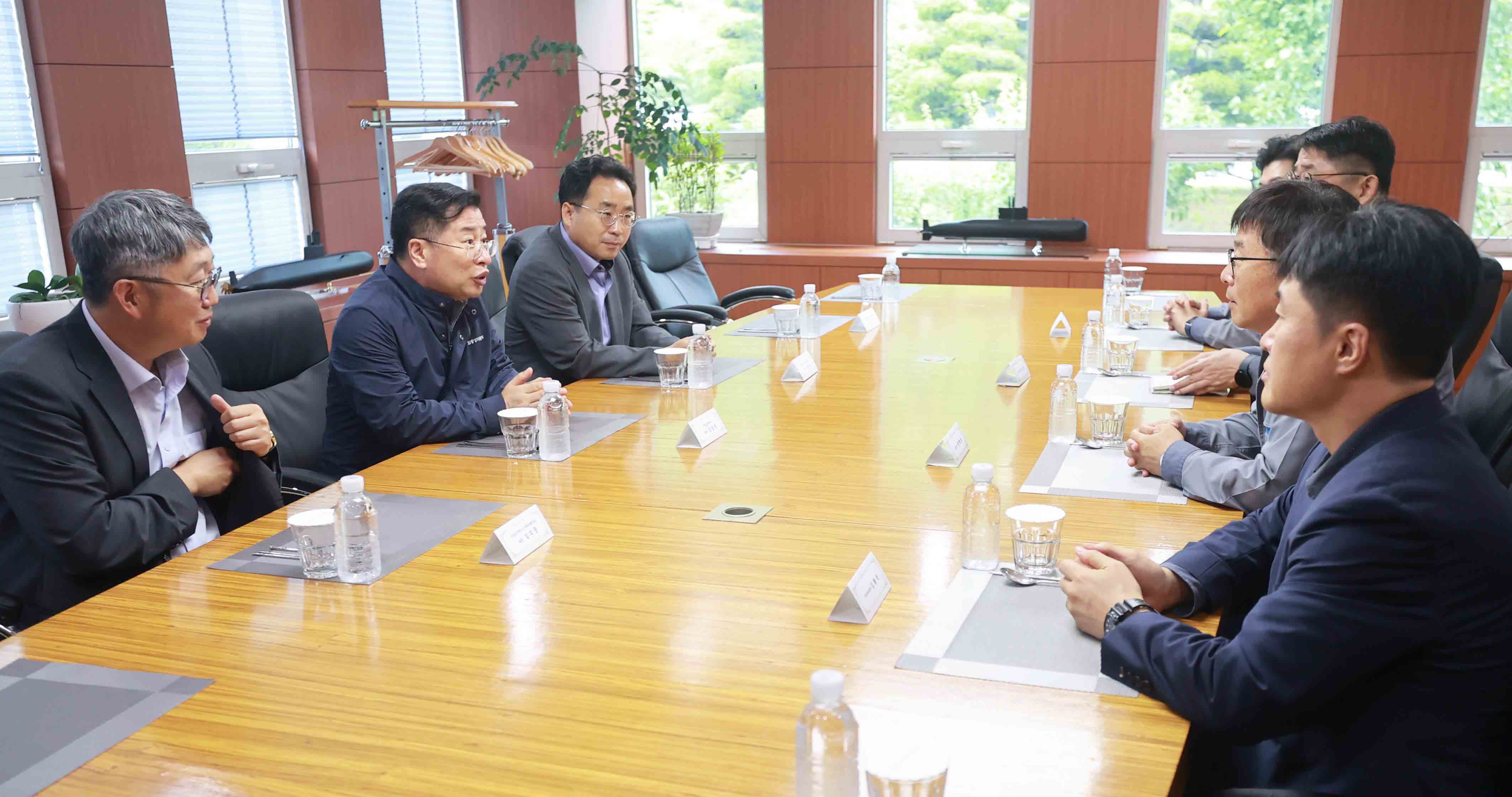 한화오션 조선소 현장 방문 4