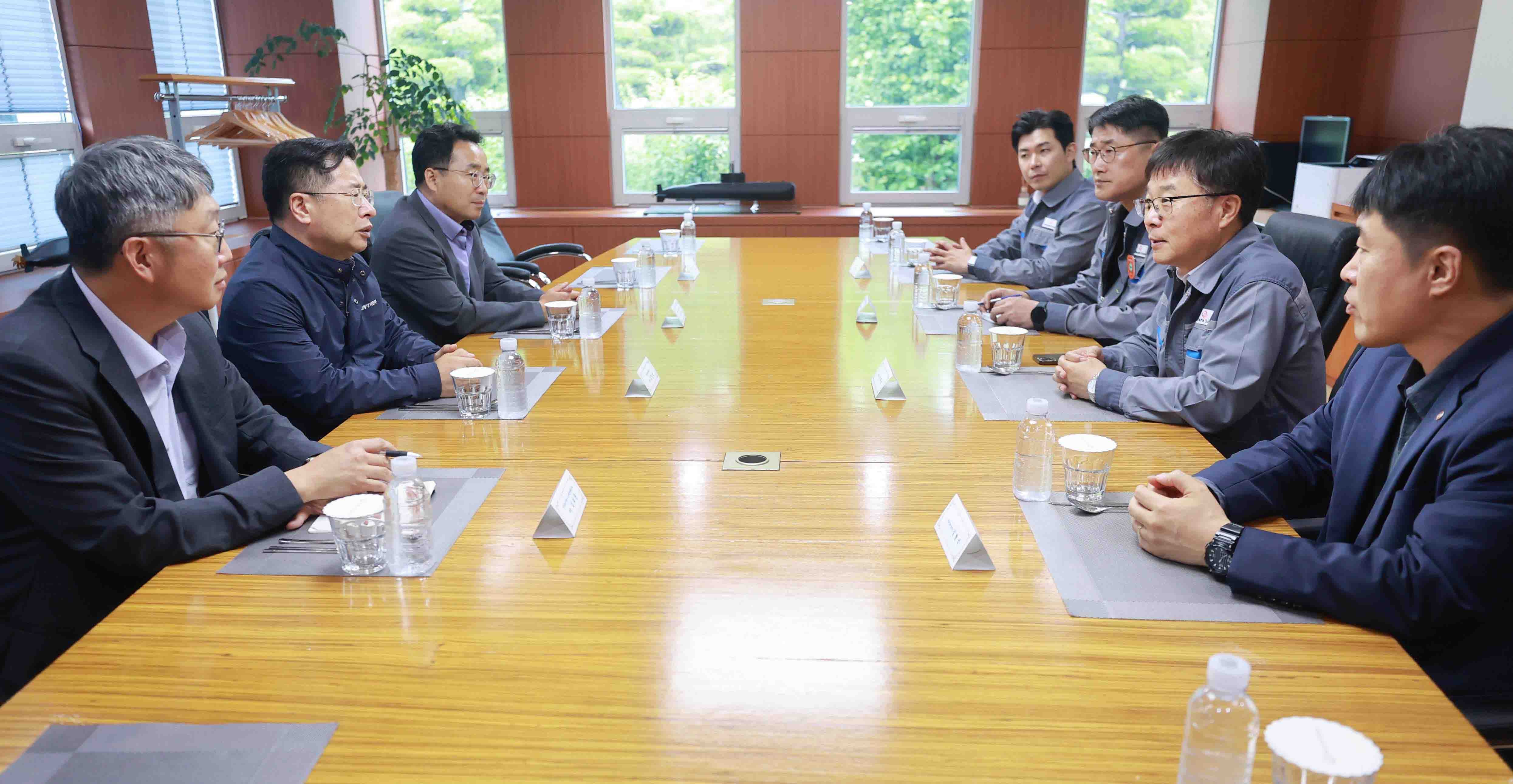 한화오션 조선소 현장 방문 5