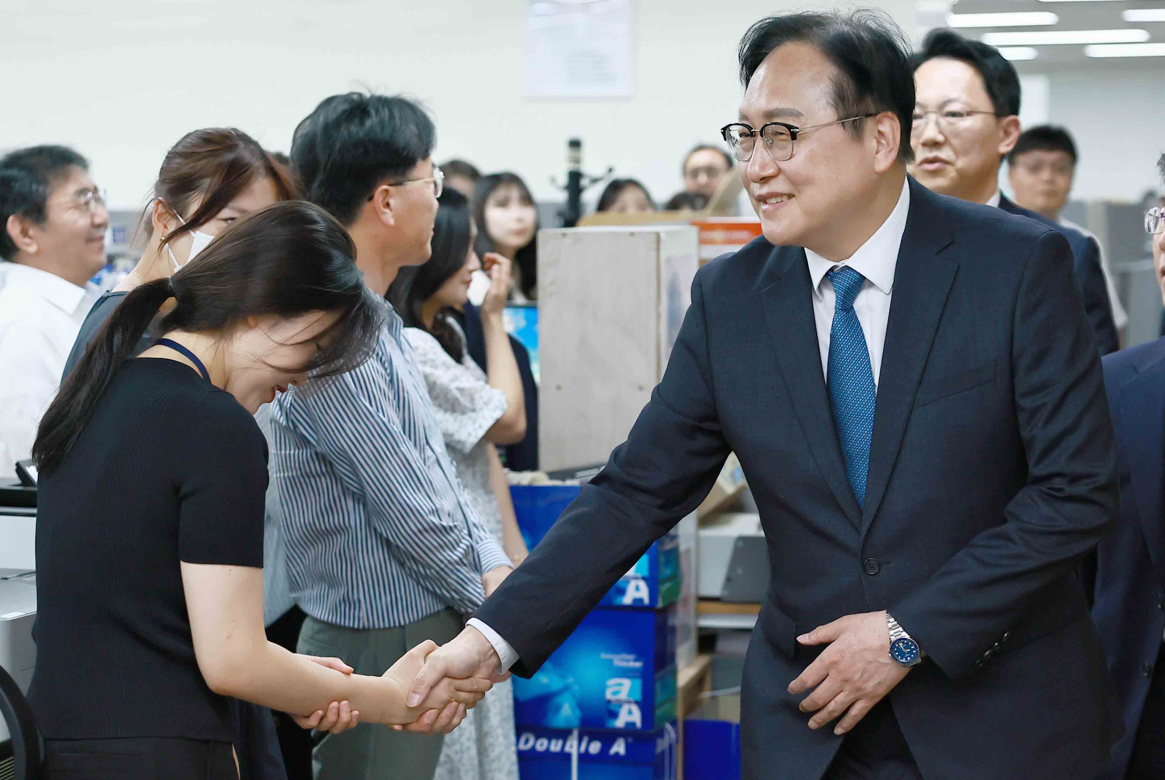 정인교 산업통상자원부 통상교섭본부장 이임식 1