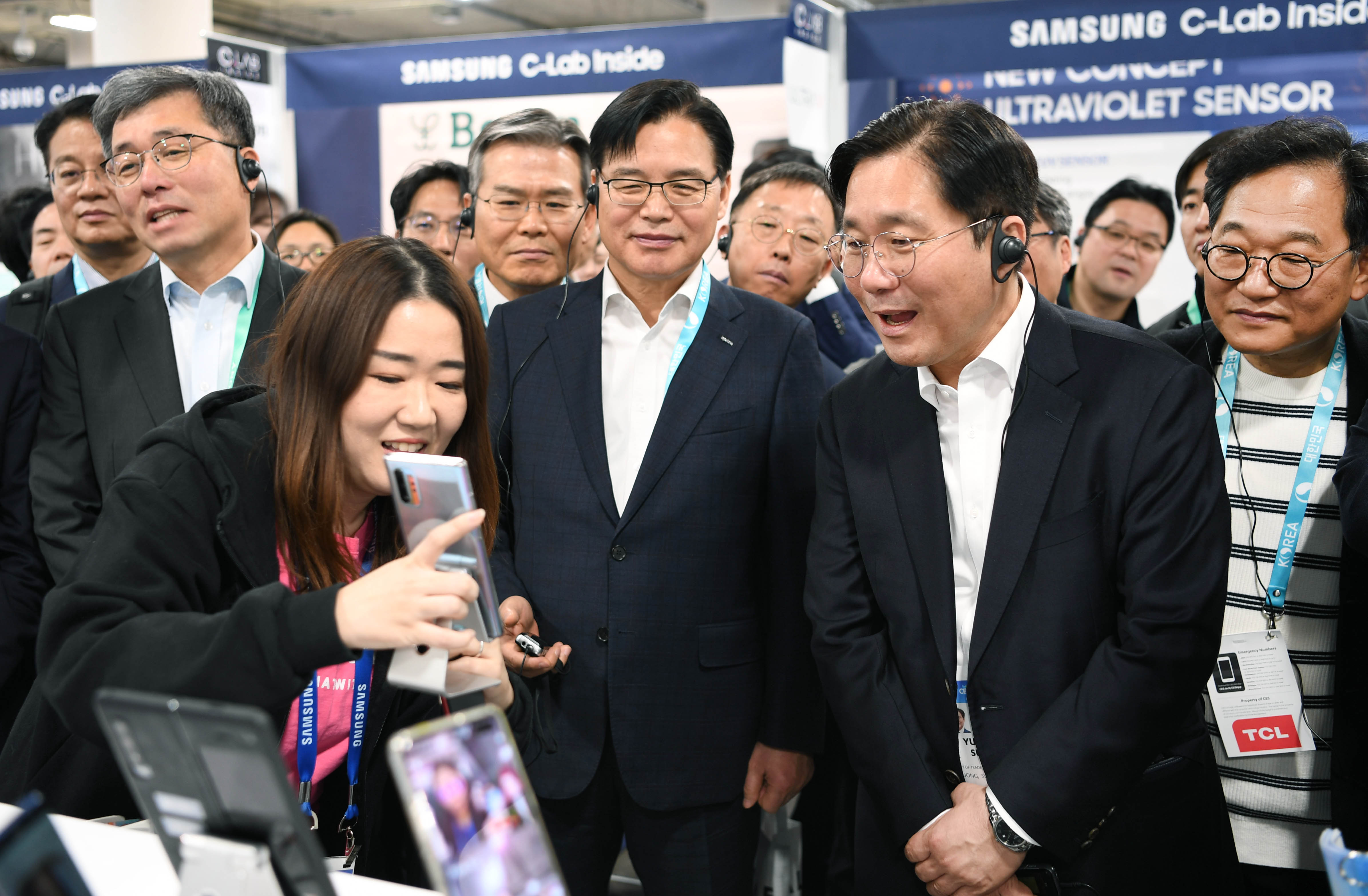 CES 전시관인 한국관 및 유레카관 방문 2