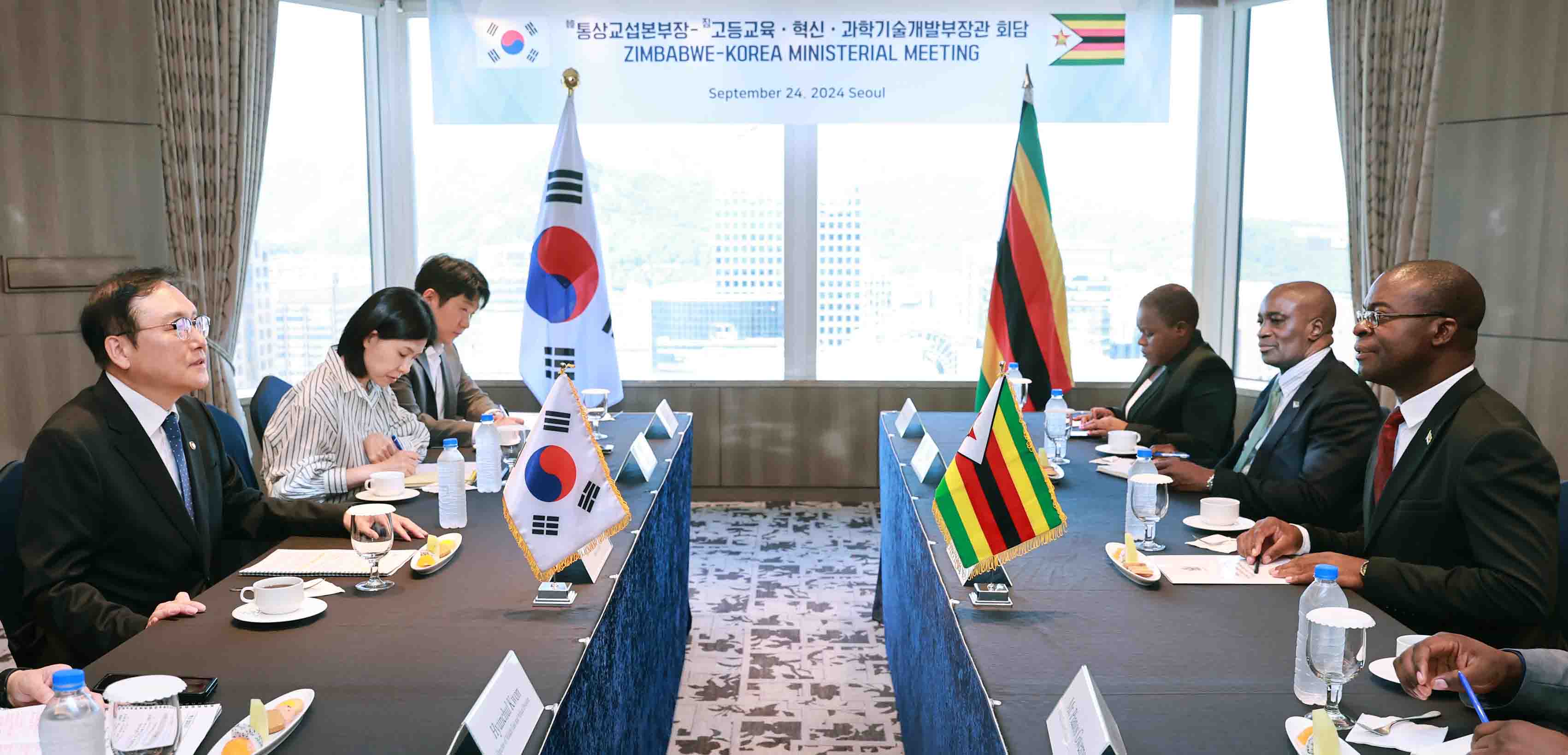 짐바브웨 고등교육·혁신·과학기술개발부 장관 면담 3