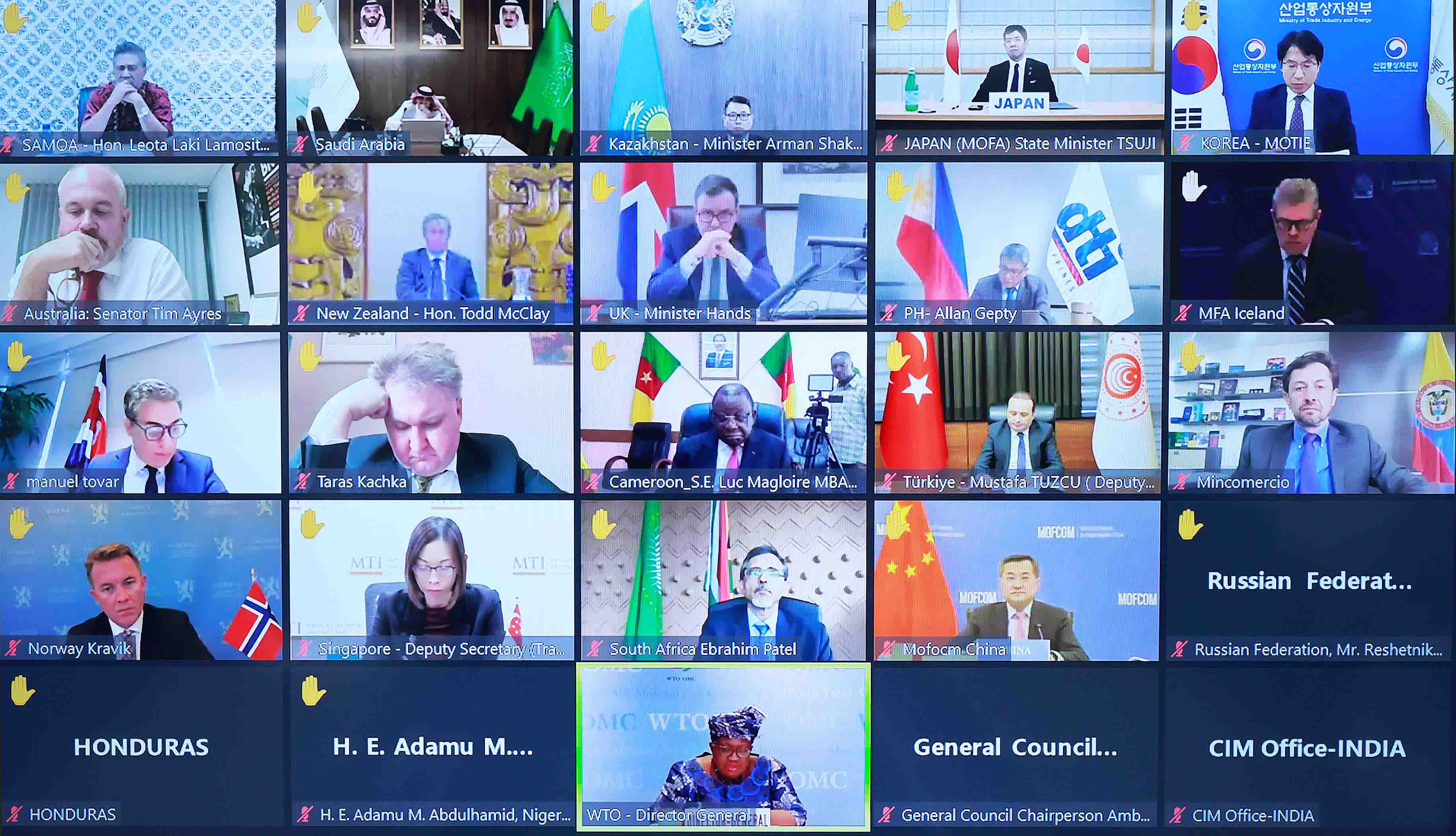 WTO 소규모 통상장관회의 5