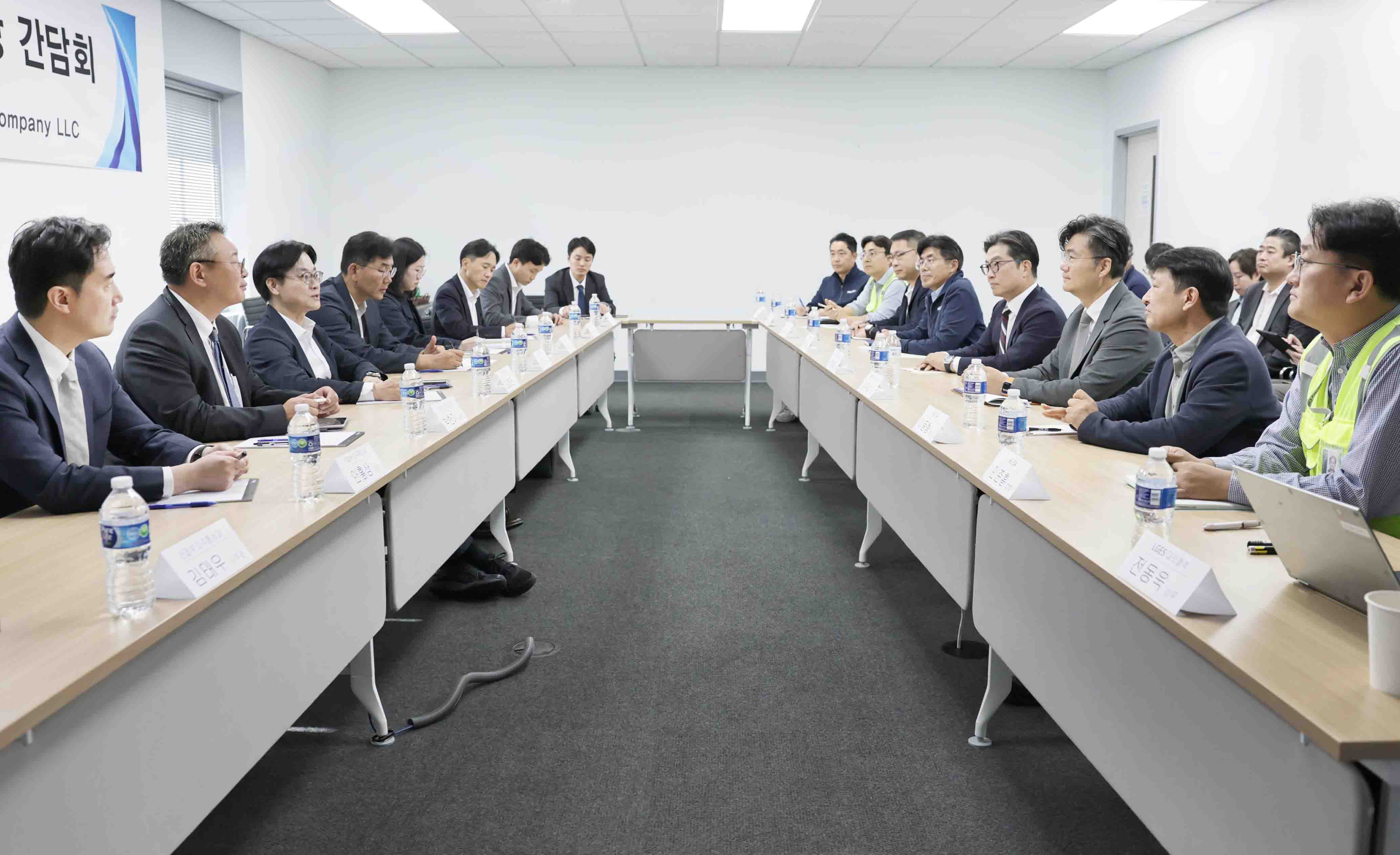 미국 조지아주 LG에너지솔루션 배터리 공장 건설 현장방문 3