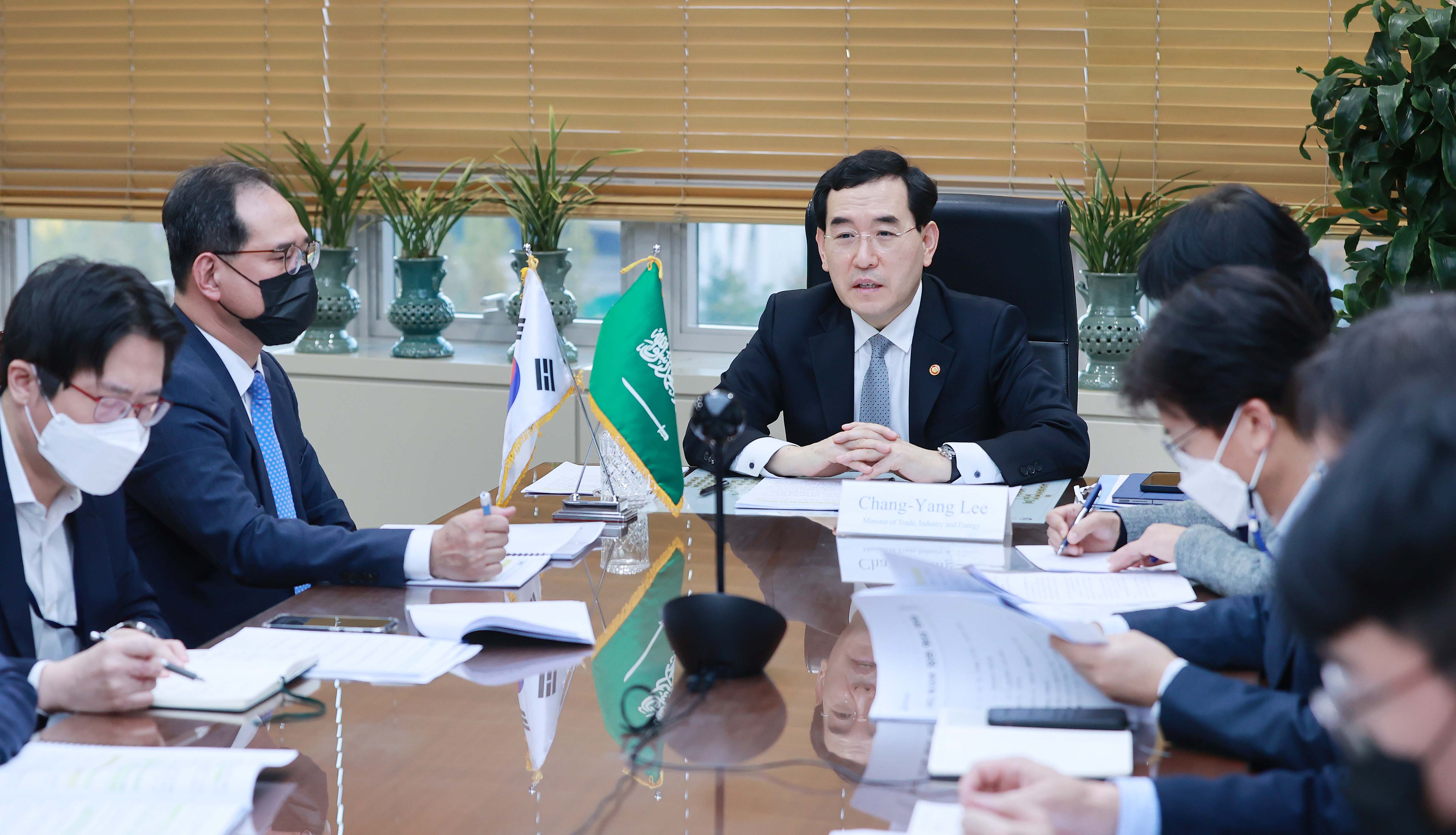 사우디아라비아 투자부 장관 면담 3