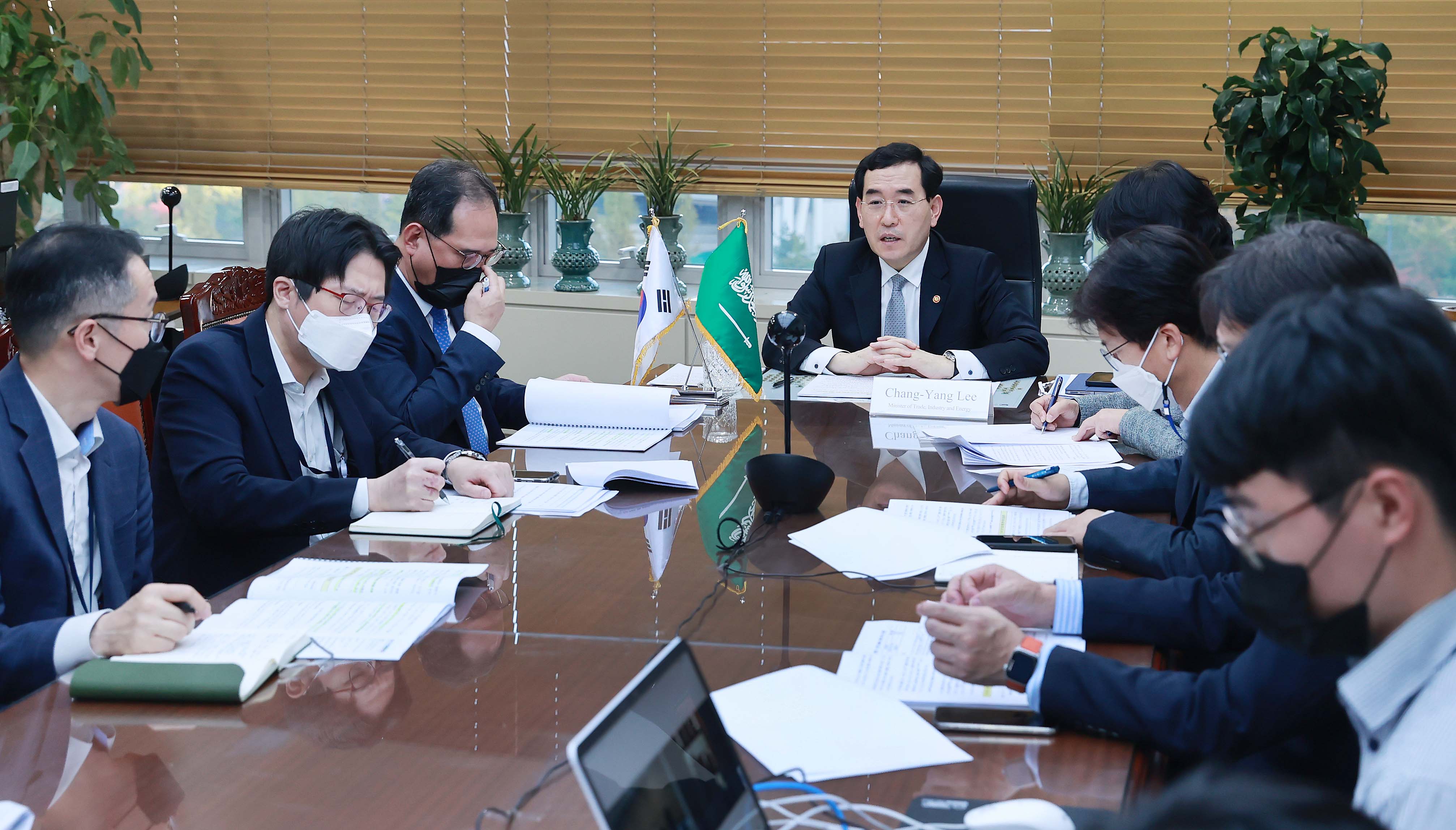 사우디아라비아 투자부 장관 면담 6