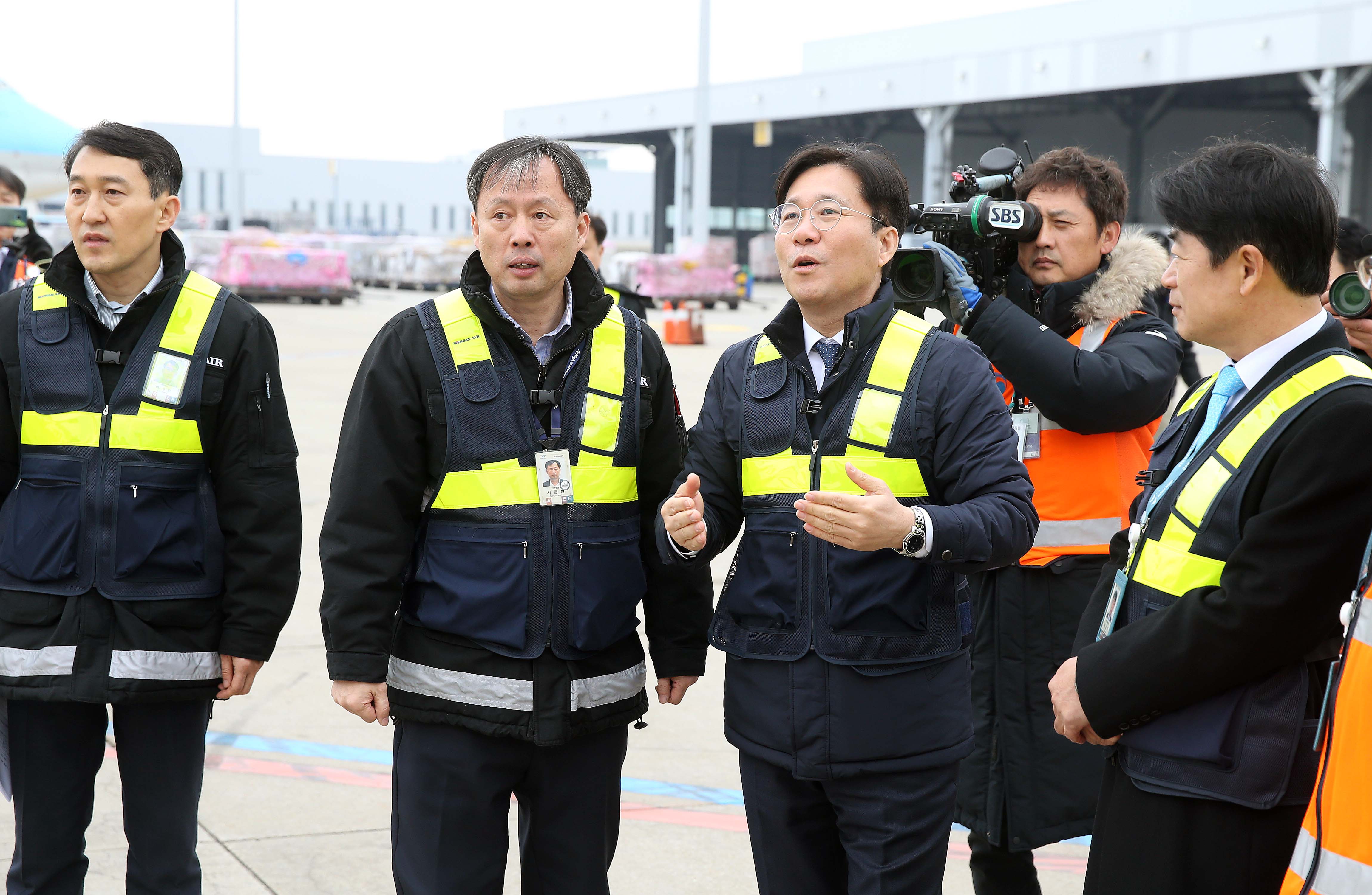 인천공항 대한항공 화물터미널 수출현장 방문 3