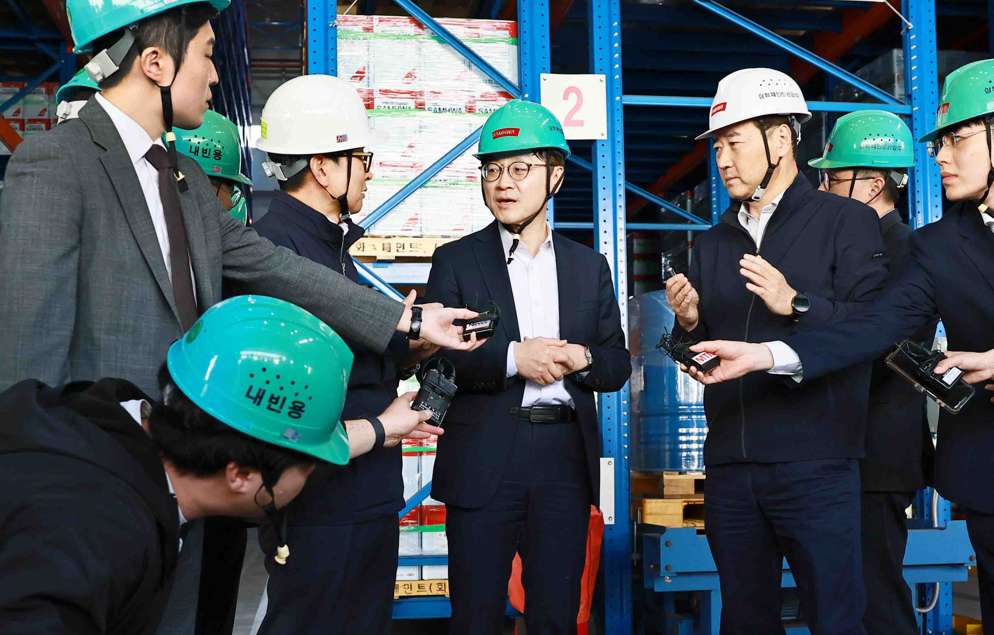 조선·자동차·주택용 페인드 생산기업인  SP삼화 현장방문 4