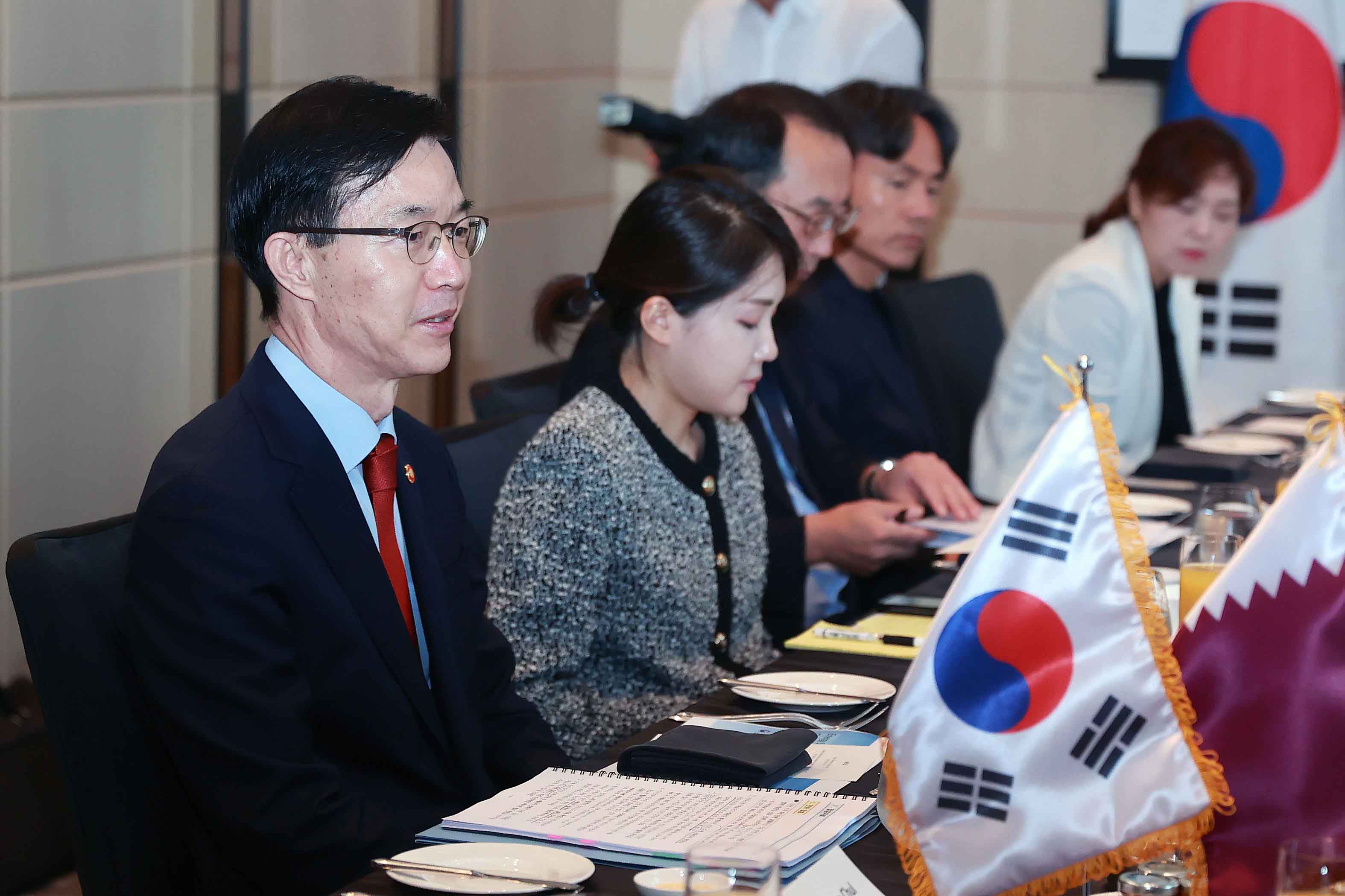카타르 에너지 담당 국무장관 면담 3