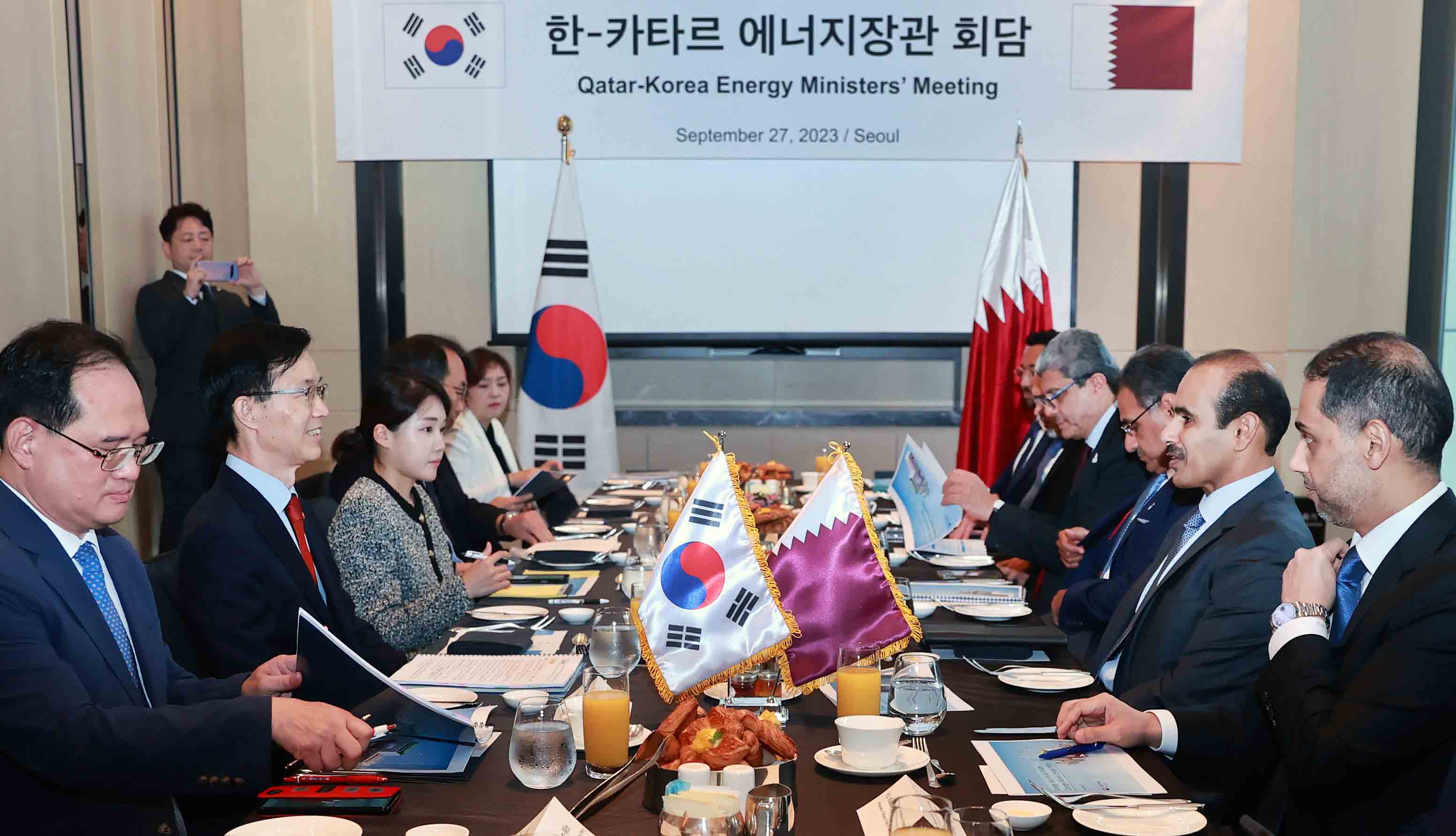 카타르 에너지 담당 국무장관 면담 2