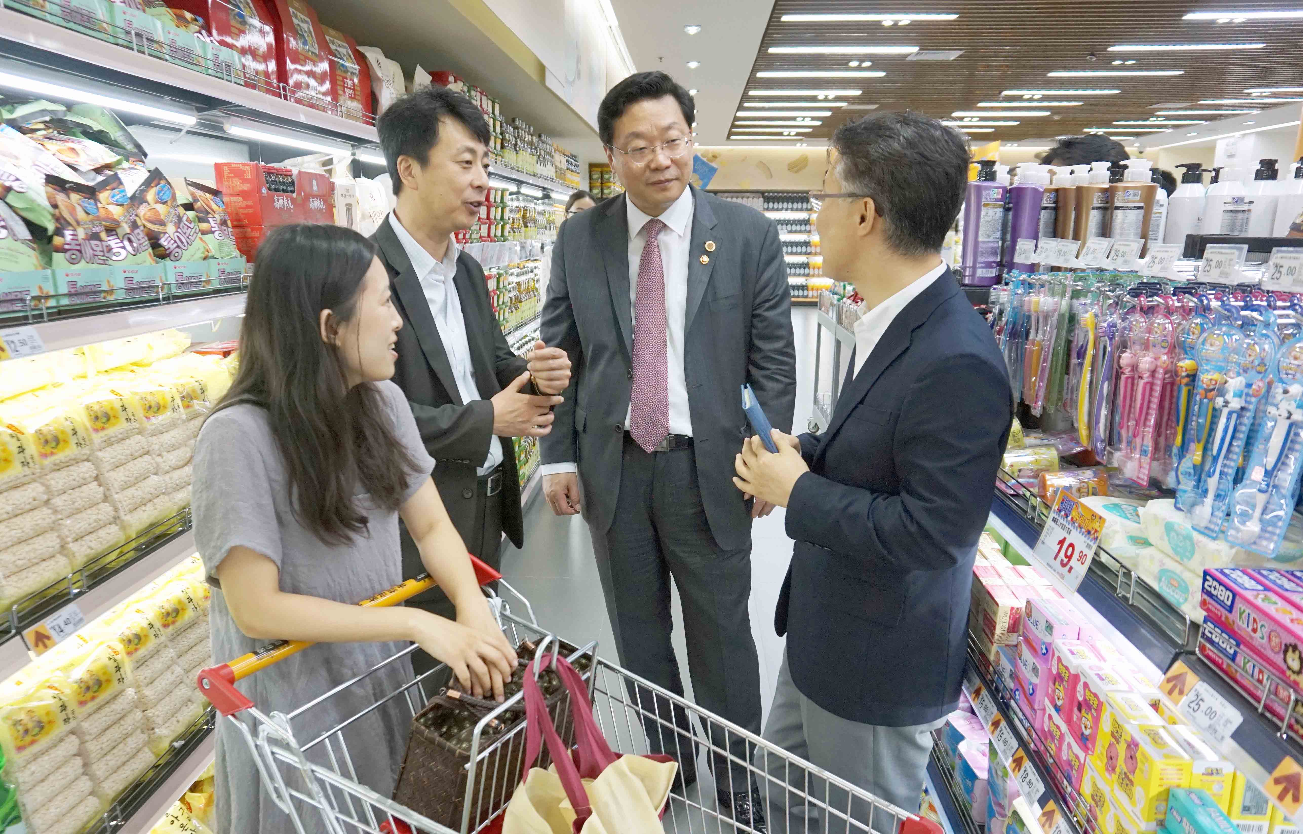 중국 상하이 이마트 현장방문 2