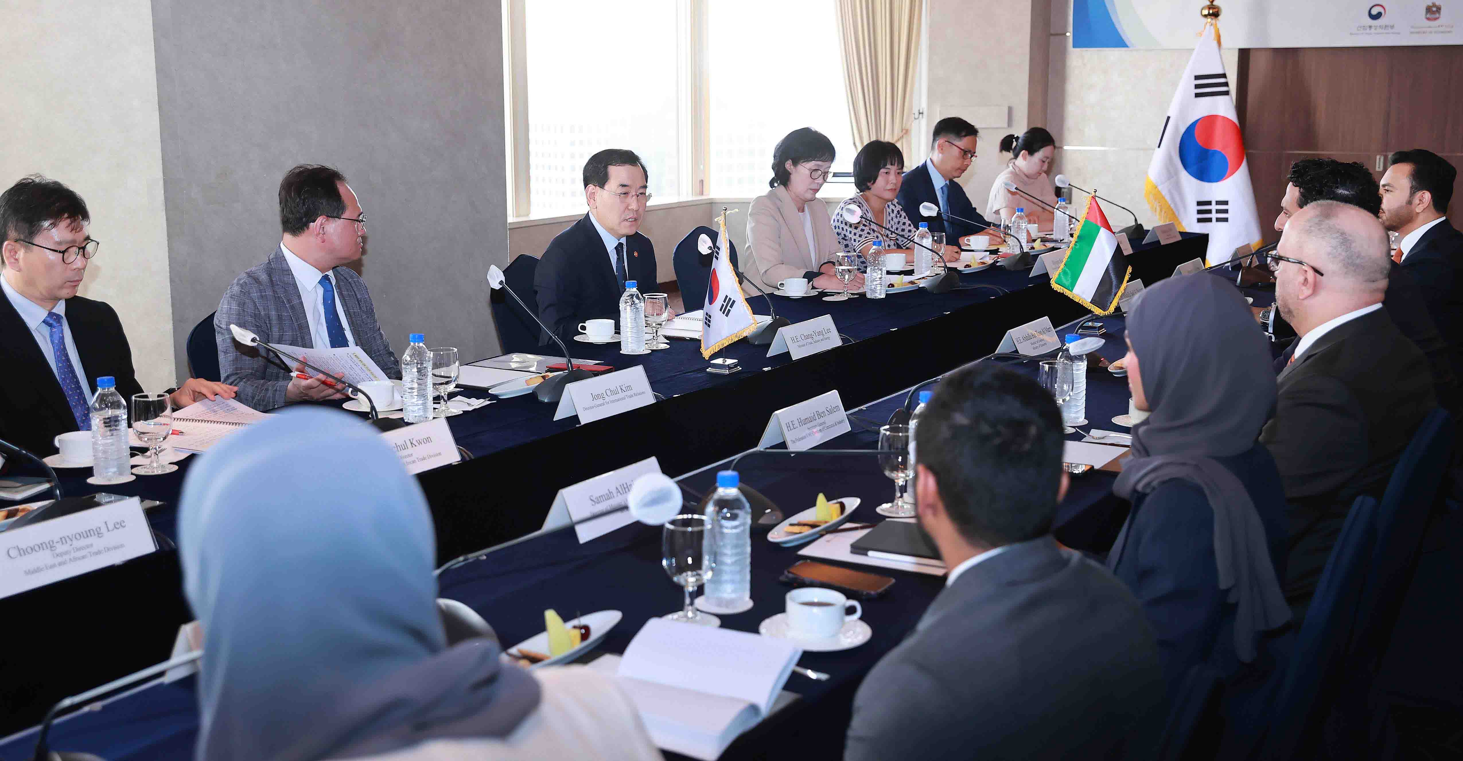 아랍에미리트(UAE) 경제부 장관 면담 4