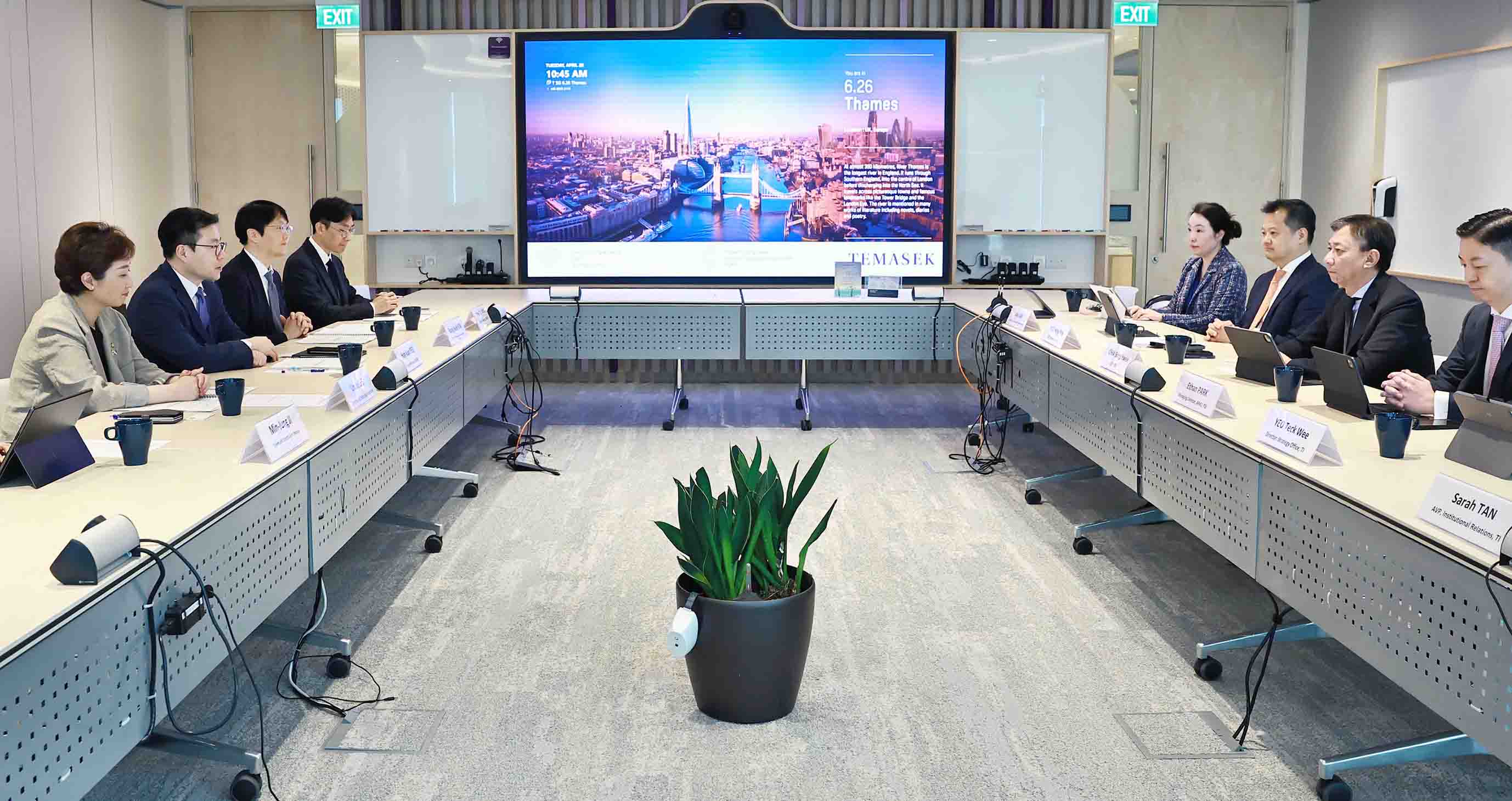 싱가포르 테마섹(Temasek) CEO 면담 1