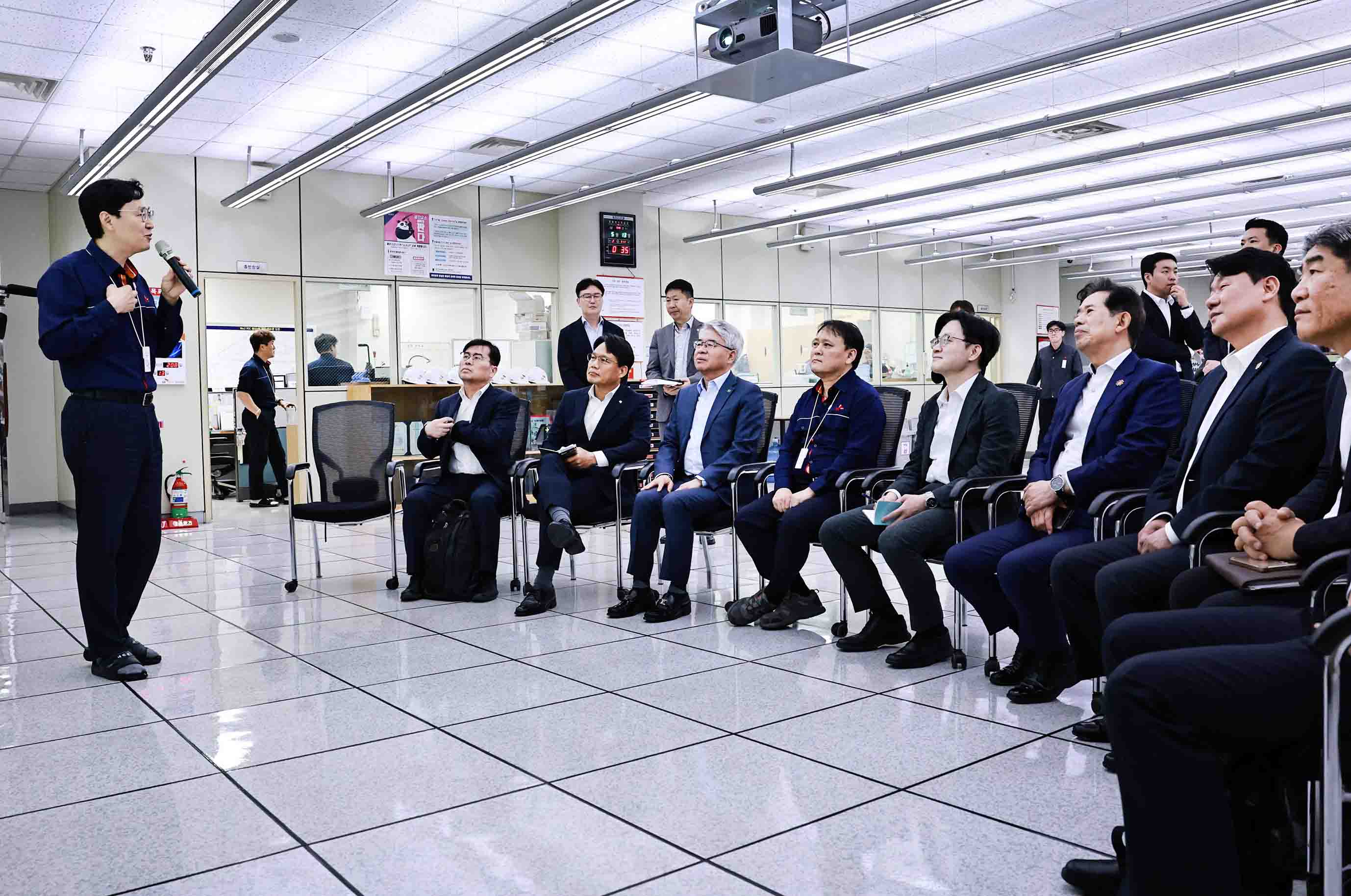 울산 SK에너지 공장 현장 방문 4