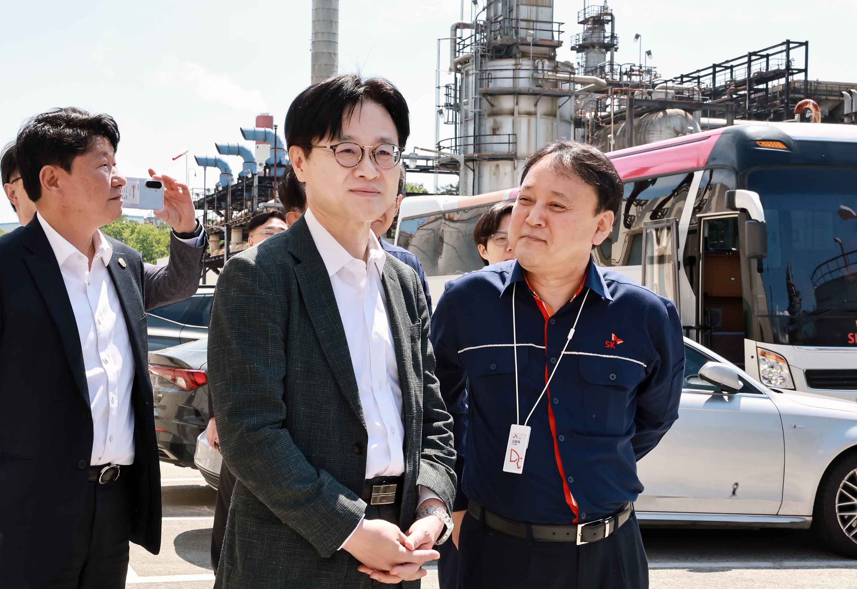 울산 SK에너지 공장 현장 방문 2