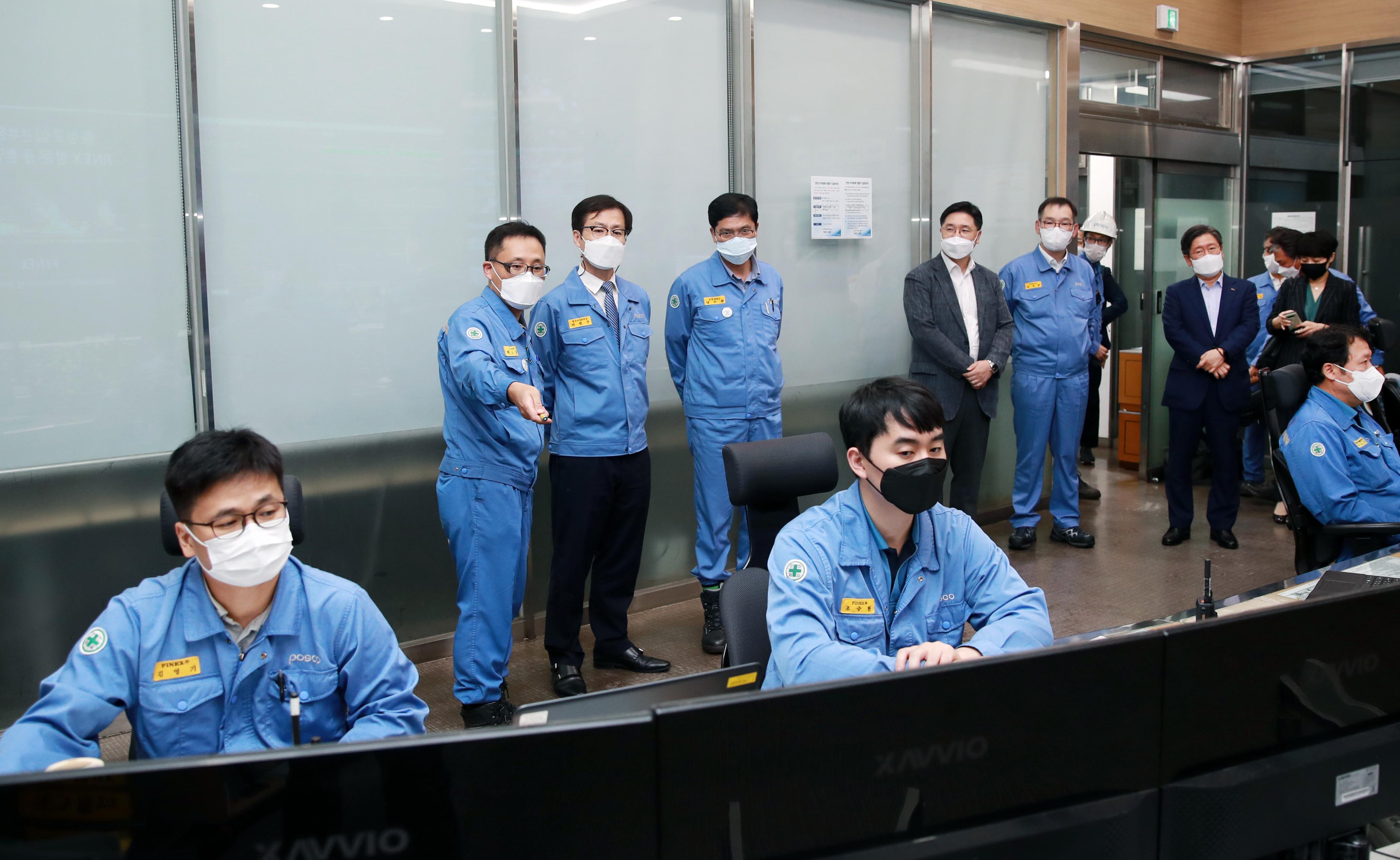 포스코 파이넥스 공장 현장방문 4