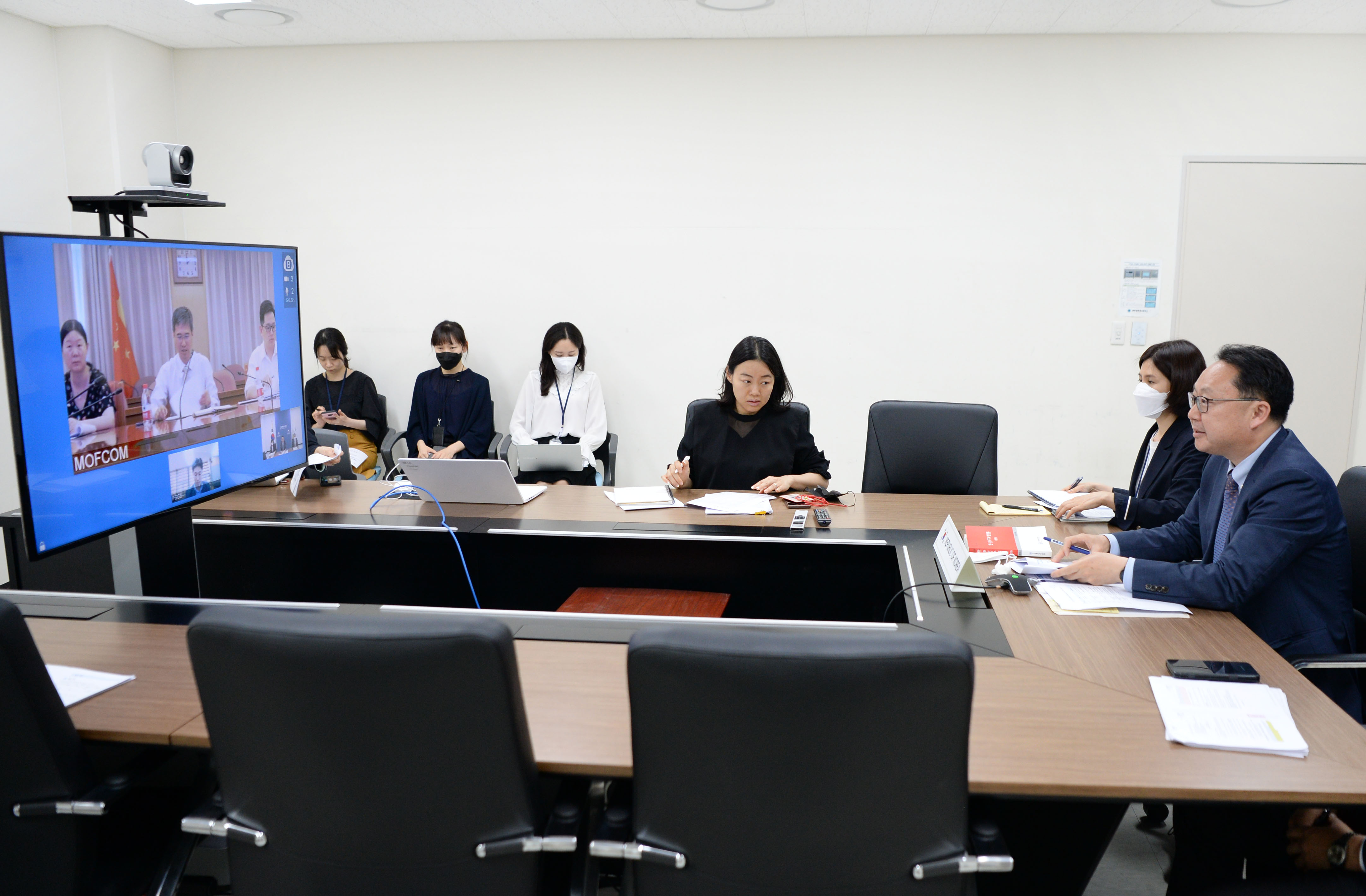 한중 FTA 서비스투자 후속협상 7차 화상회의 1