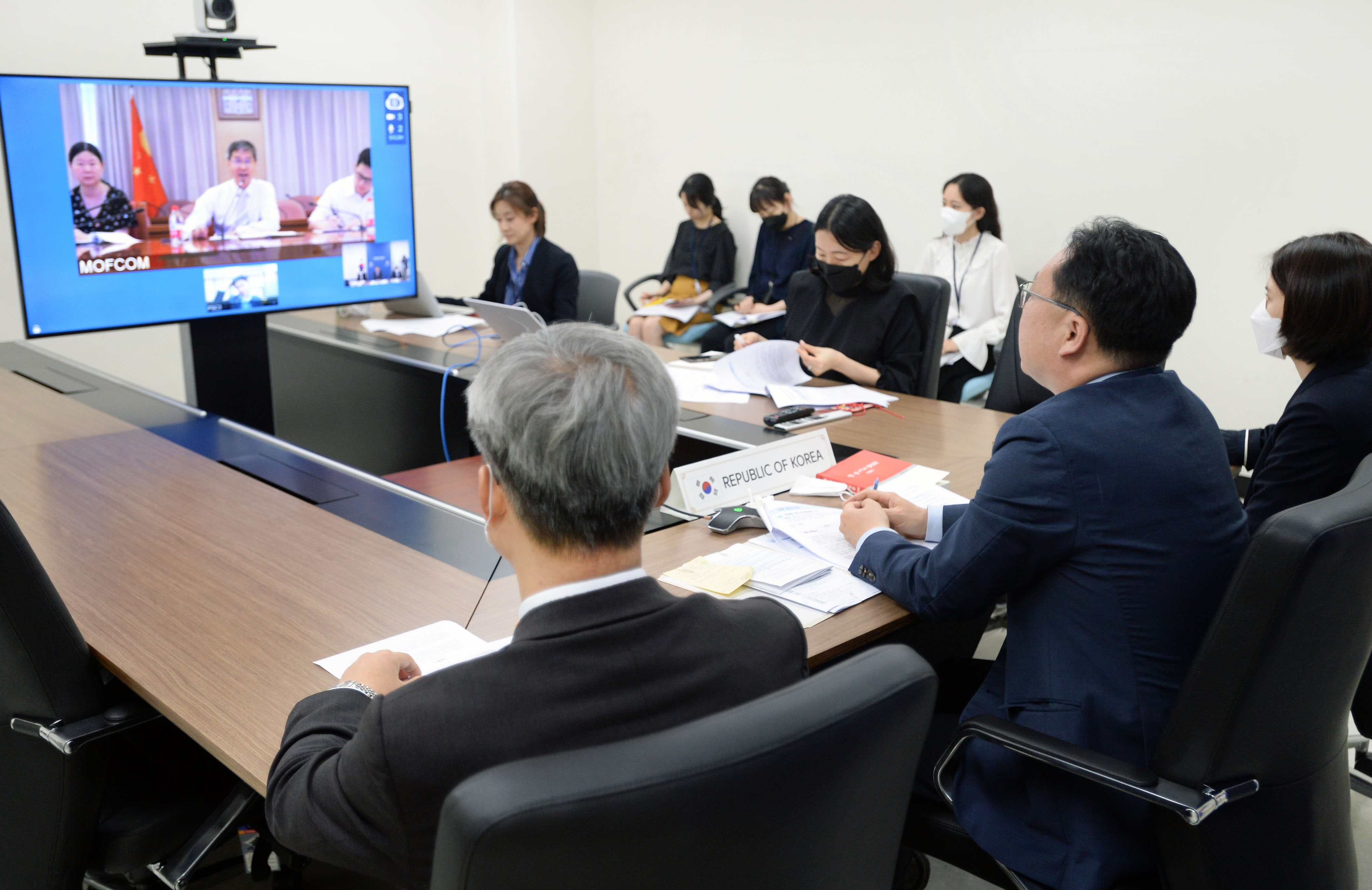 한중 FTA 서비스투자 후속협상 7차 화상회의 5