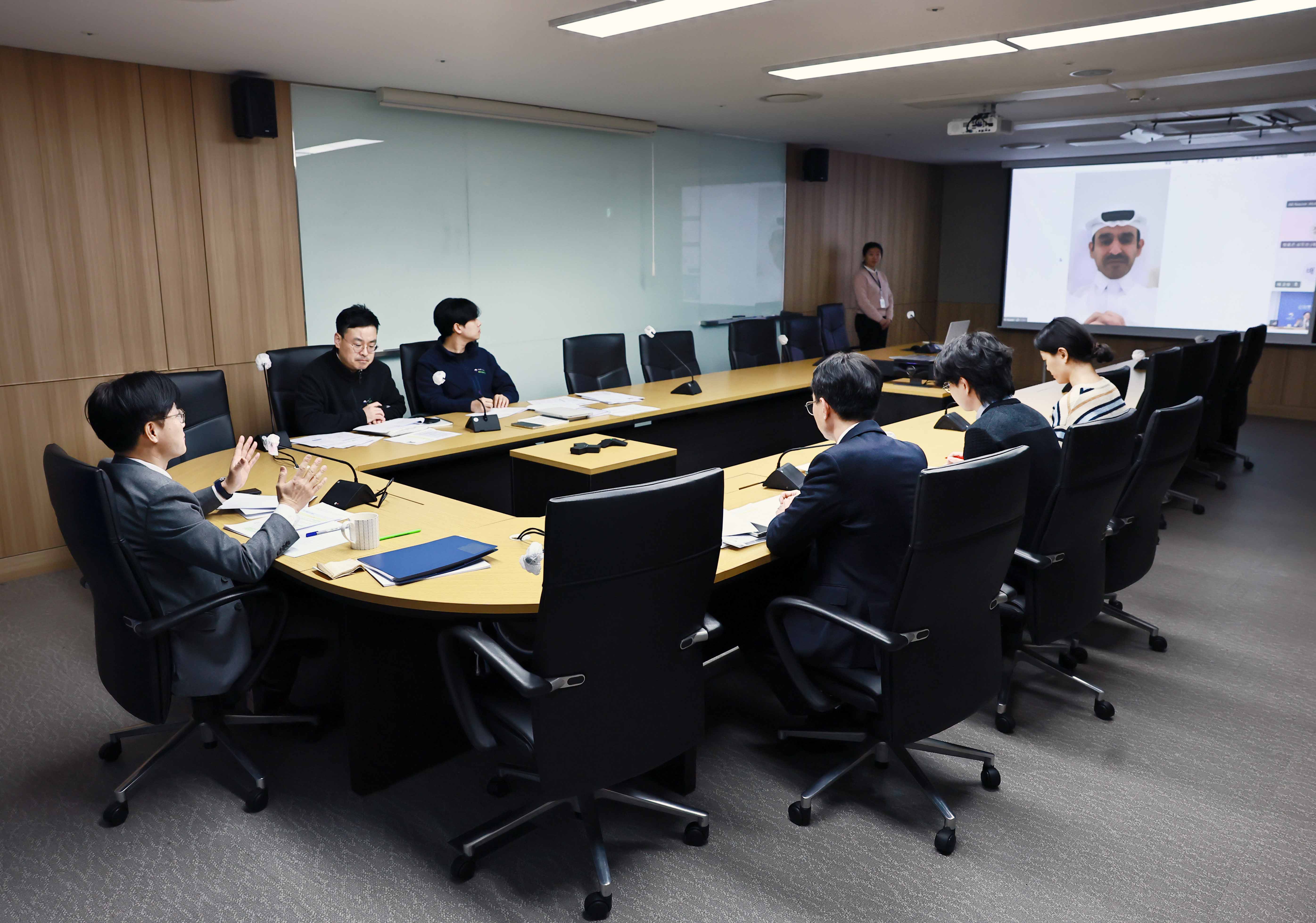 카타르 에너지 담당 국무장관 면담 1