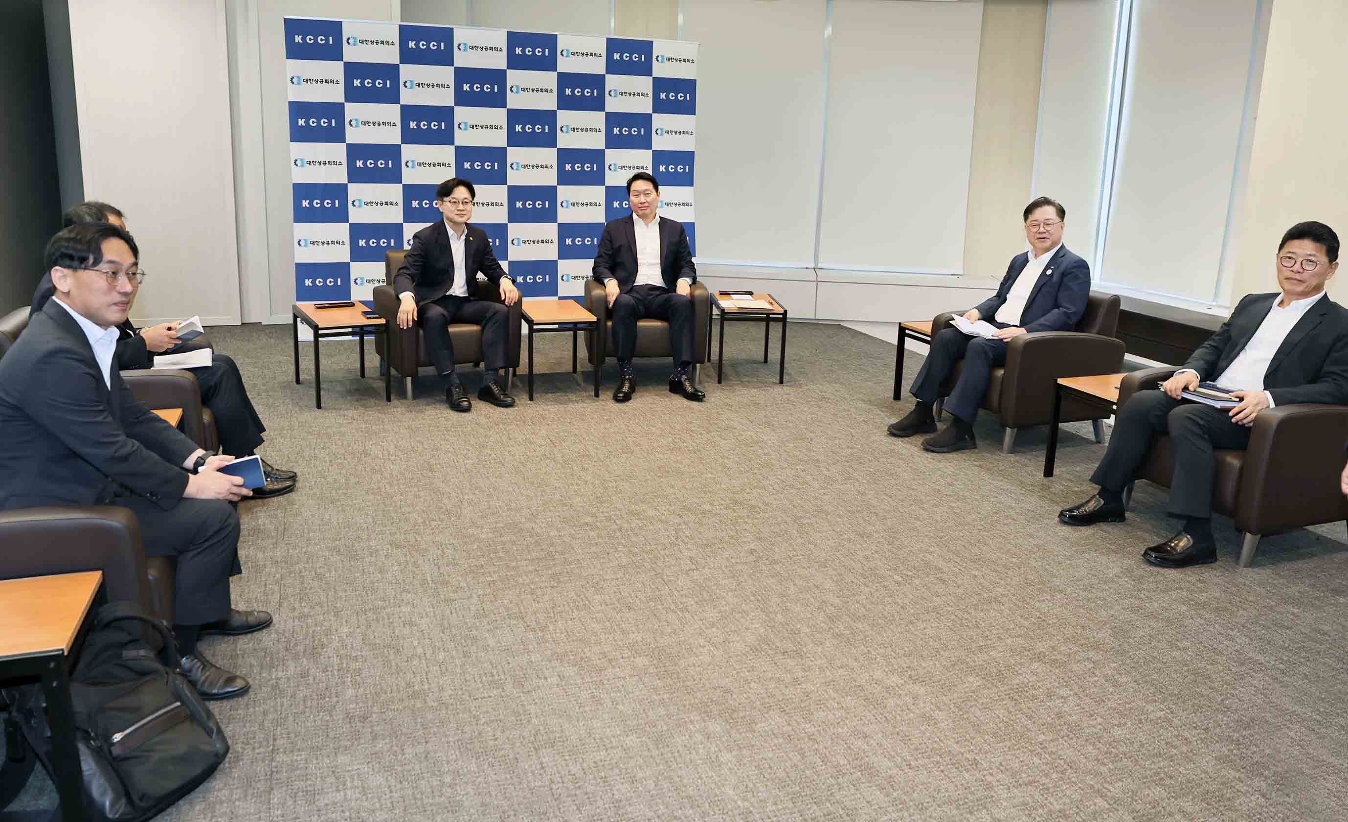 최태원 대한상공회의소 회장 면담 4