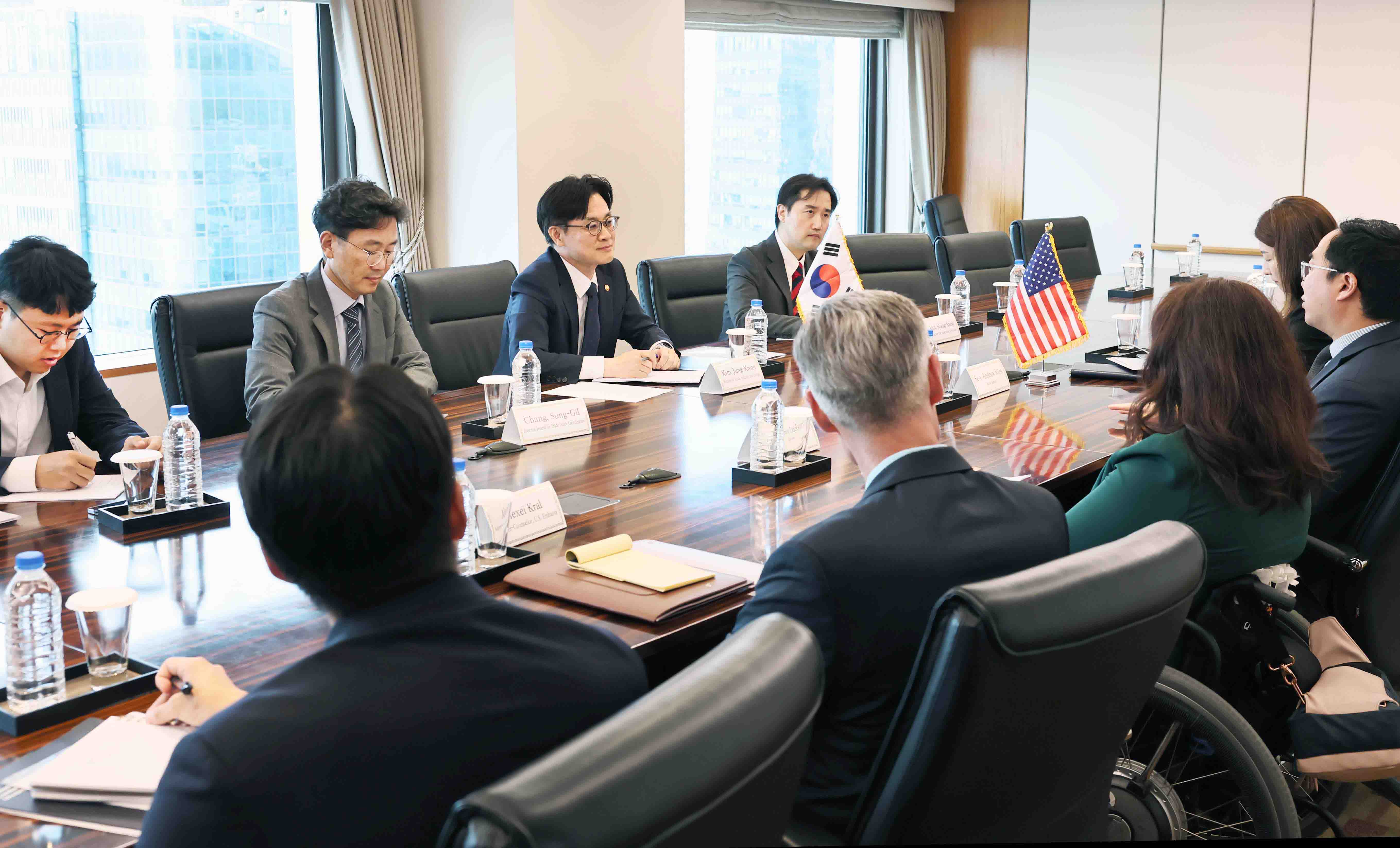 미국 상원 의원단 면담 4