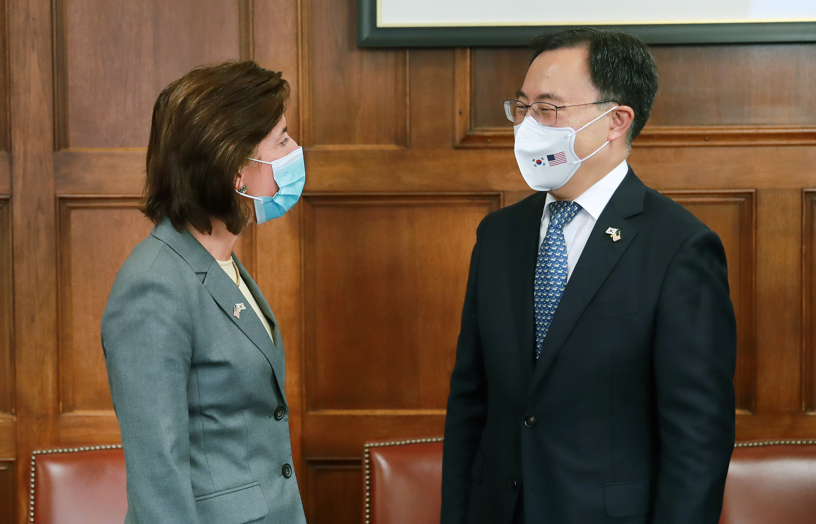 미국 상무부 장관 면담 4