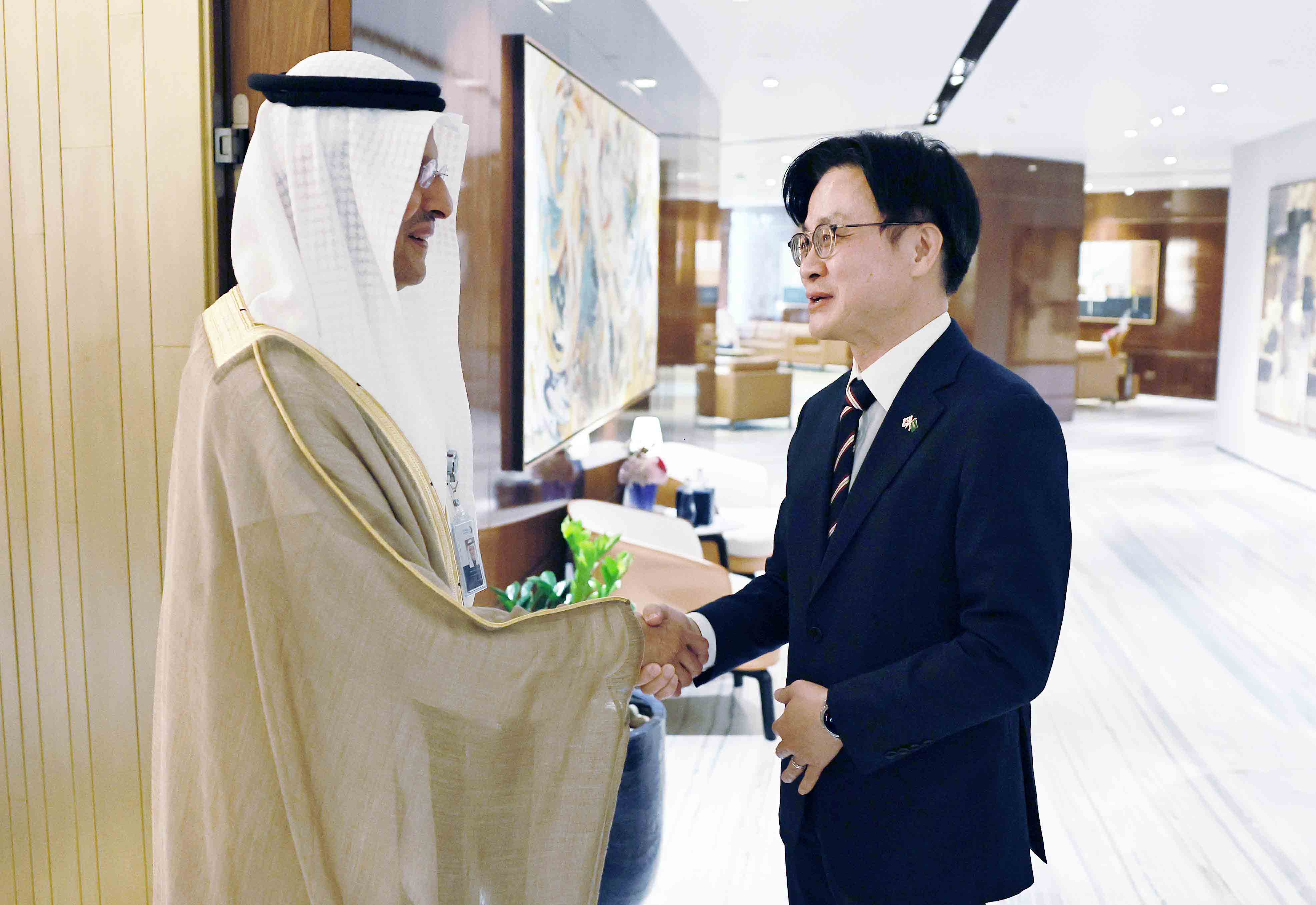 사우디아라비아 에너부 장관 면담 4