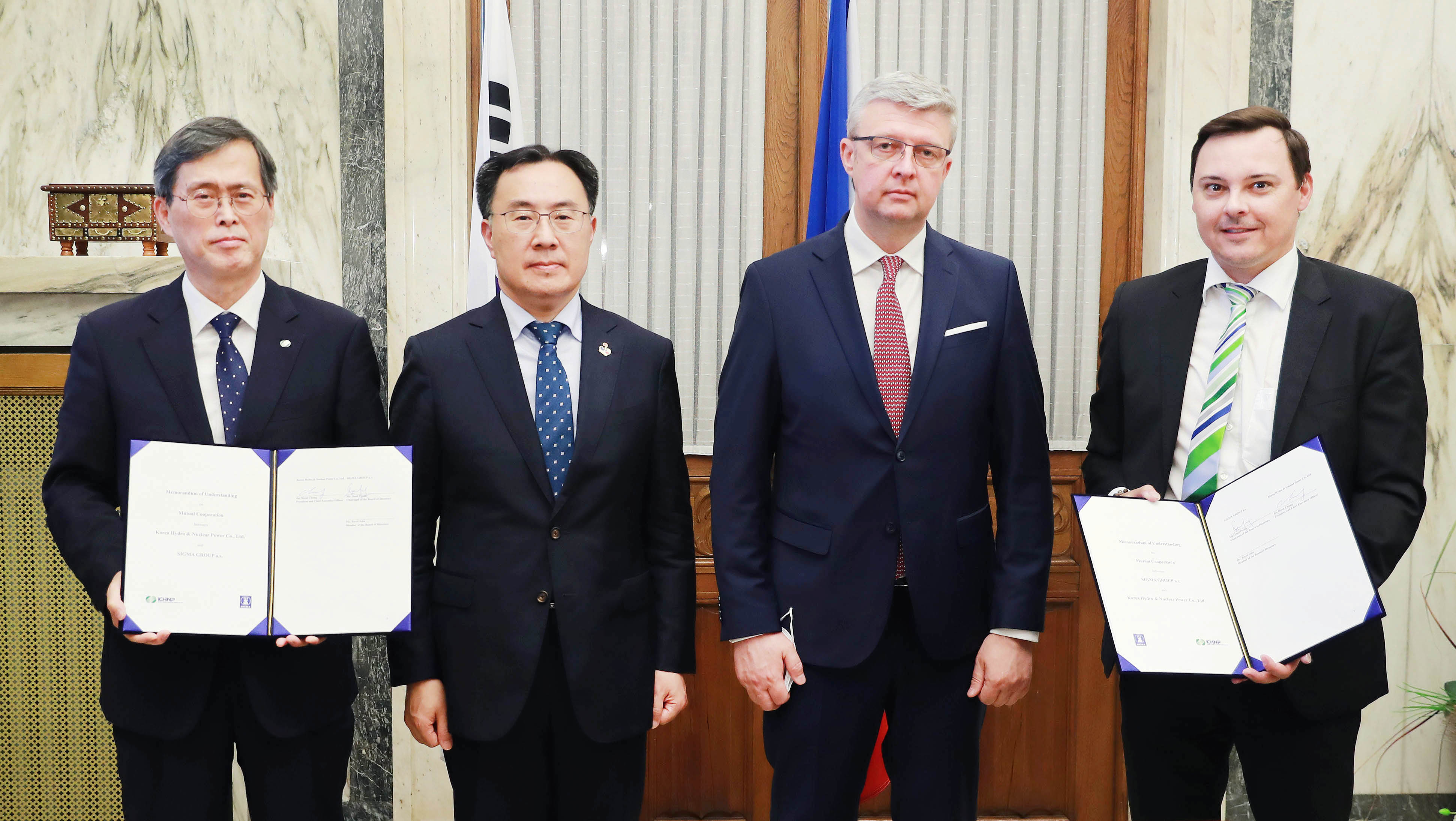 한-체코 원전 및 첨단산업분야 협력 강화를 위한 MOU 체결식 5