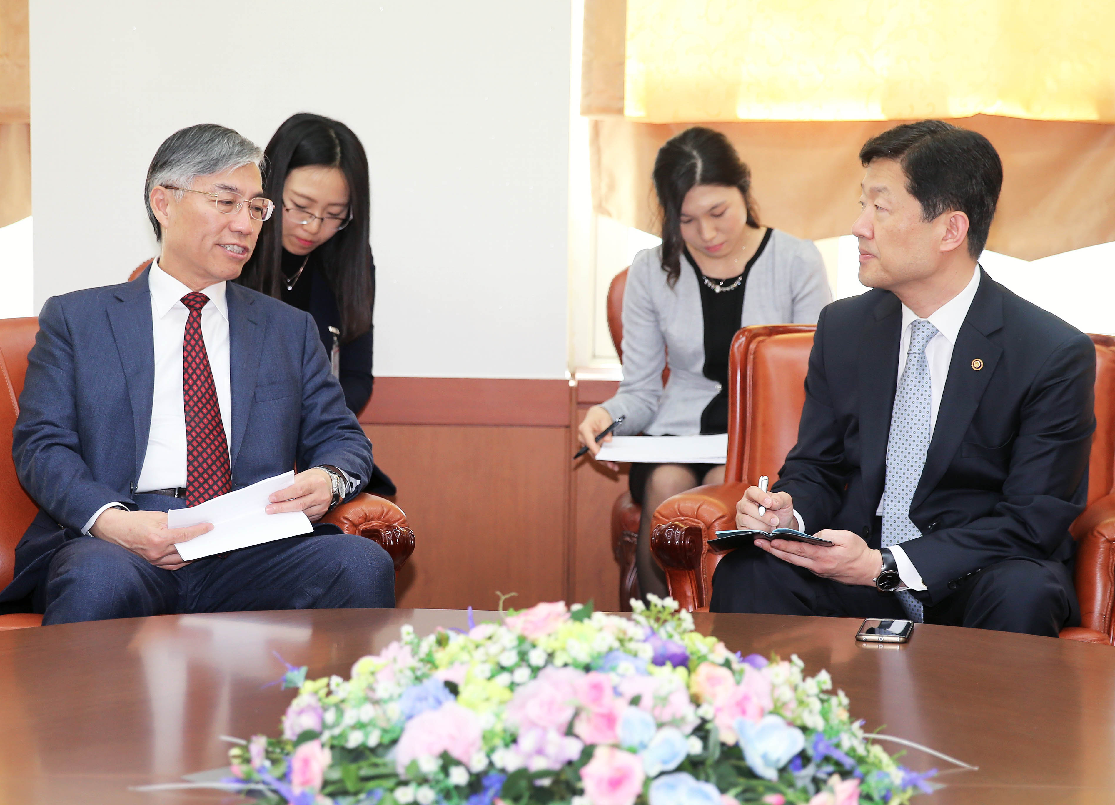 추궈홍 주한 중국대사 면담 2