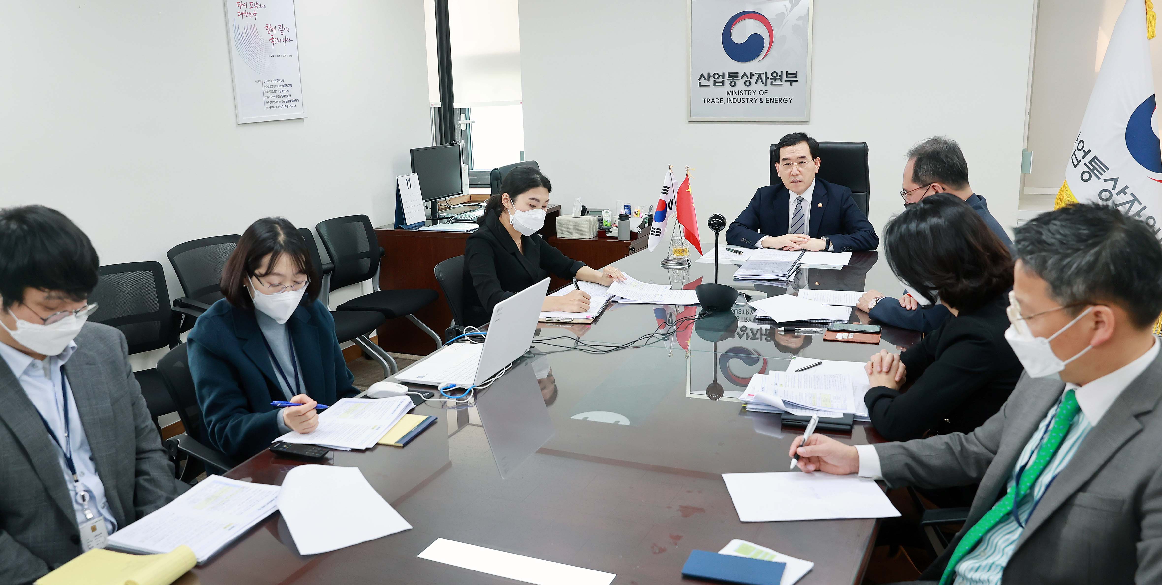 중국 산둥성 당서기 면담 4