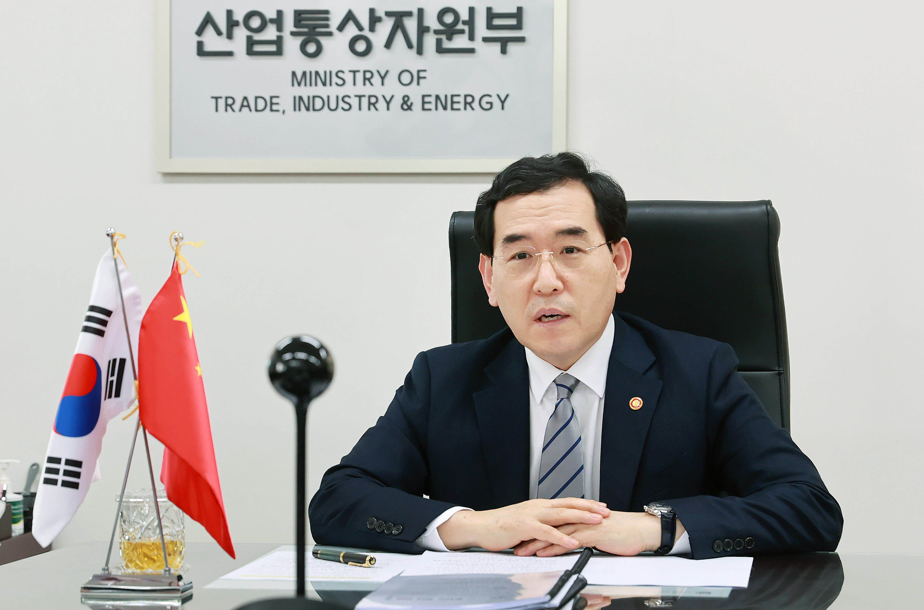 중국 산둥성 당서기 면담 3