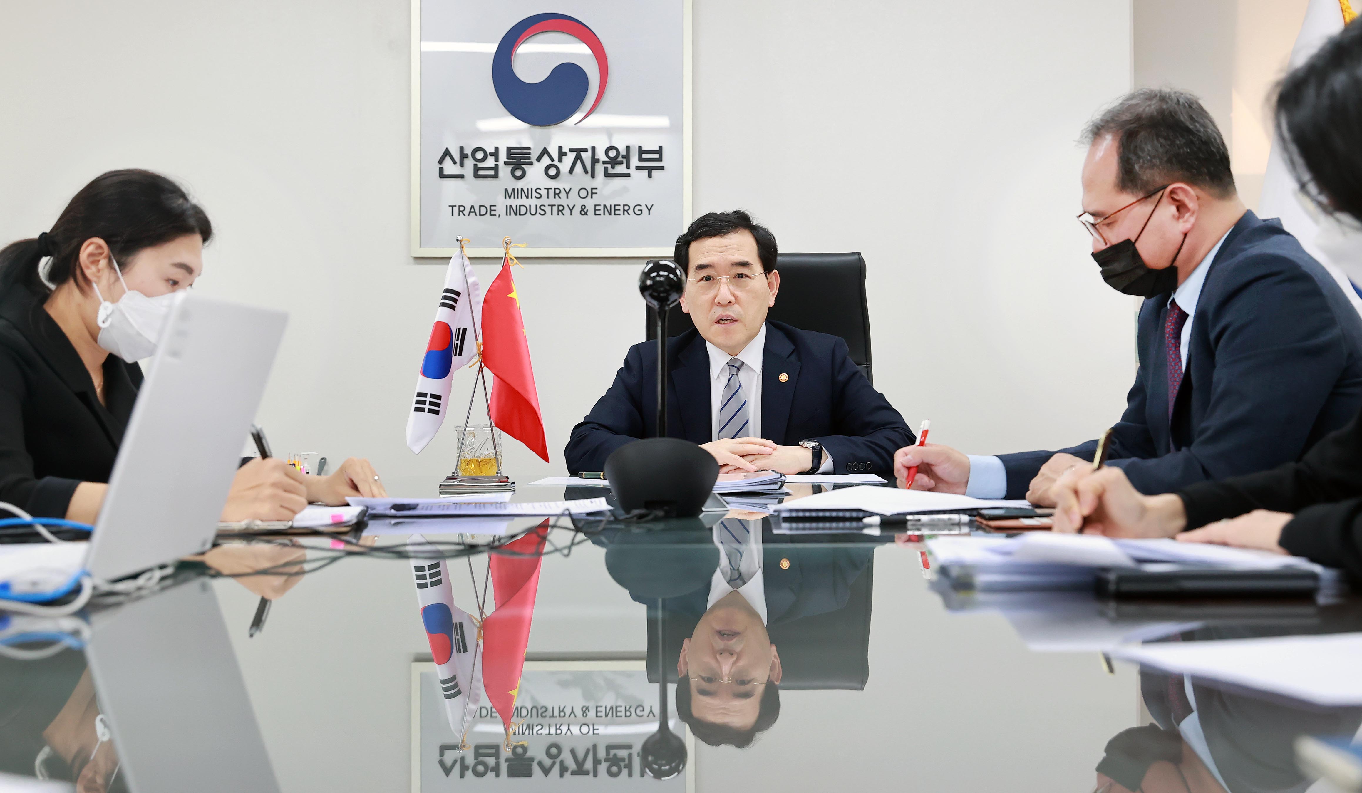 중국 산둥성 당서기 면담 2
