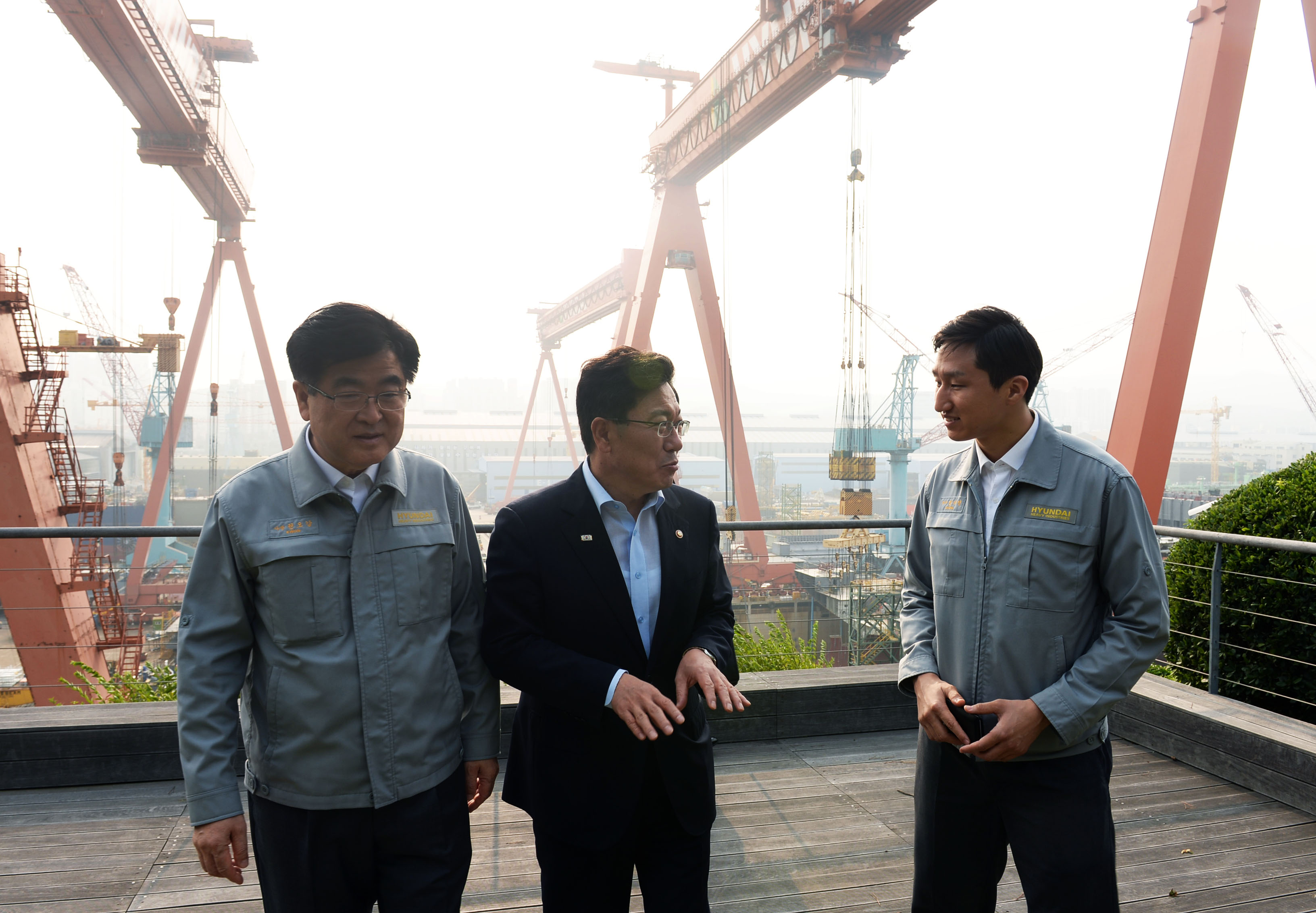 현대중공업 울산조선소 현장방문 4