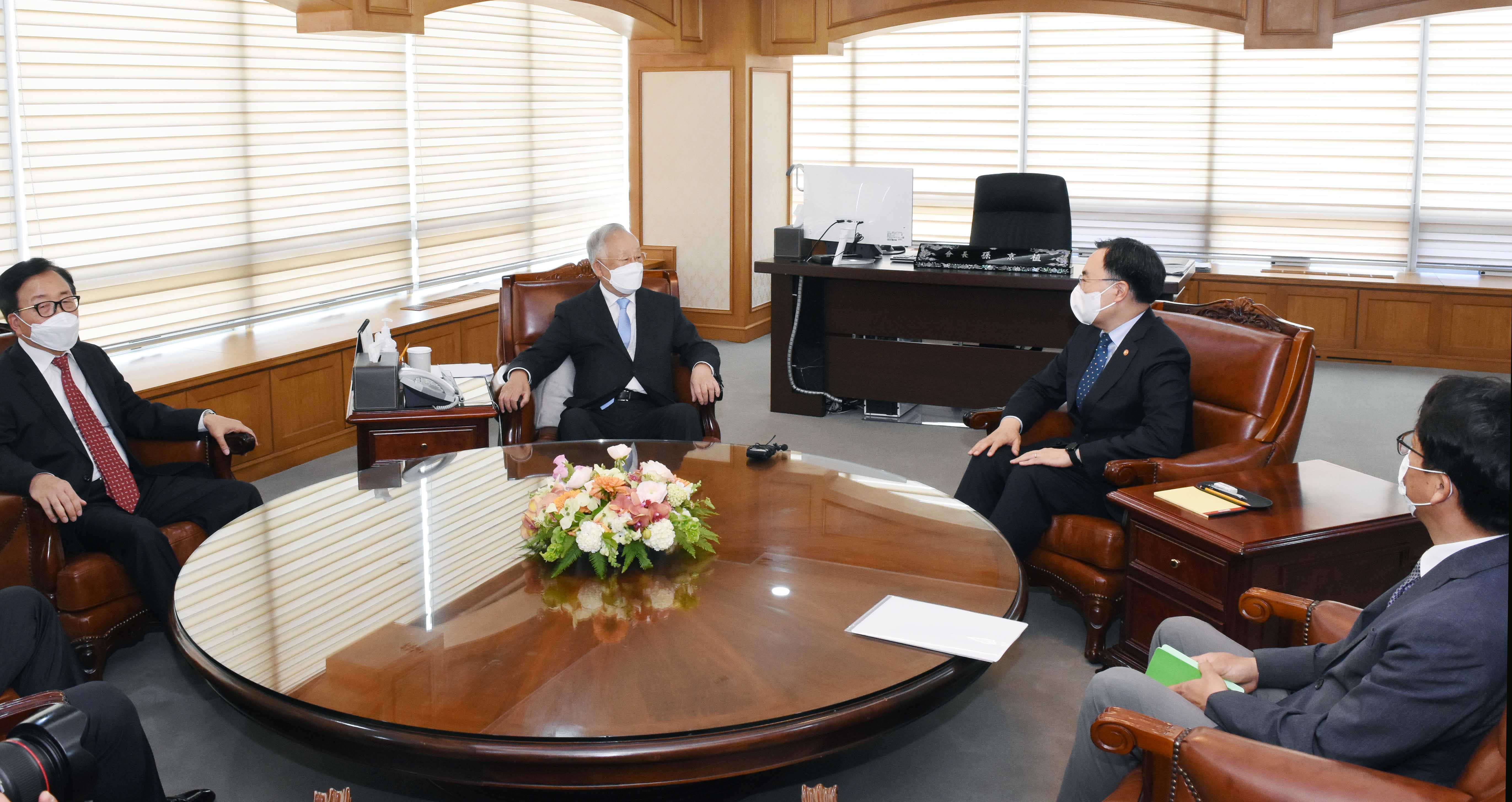 한국경영자총협회장 면담 4