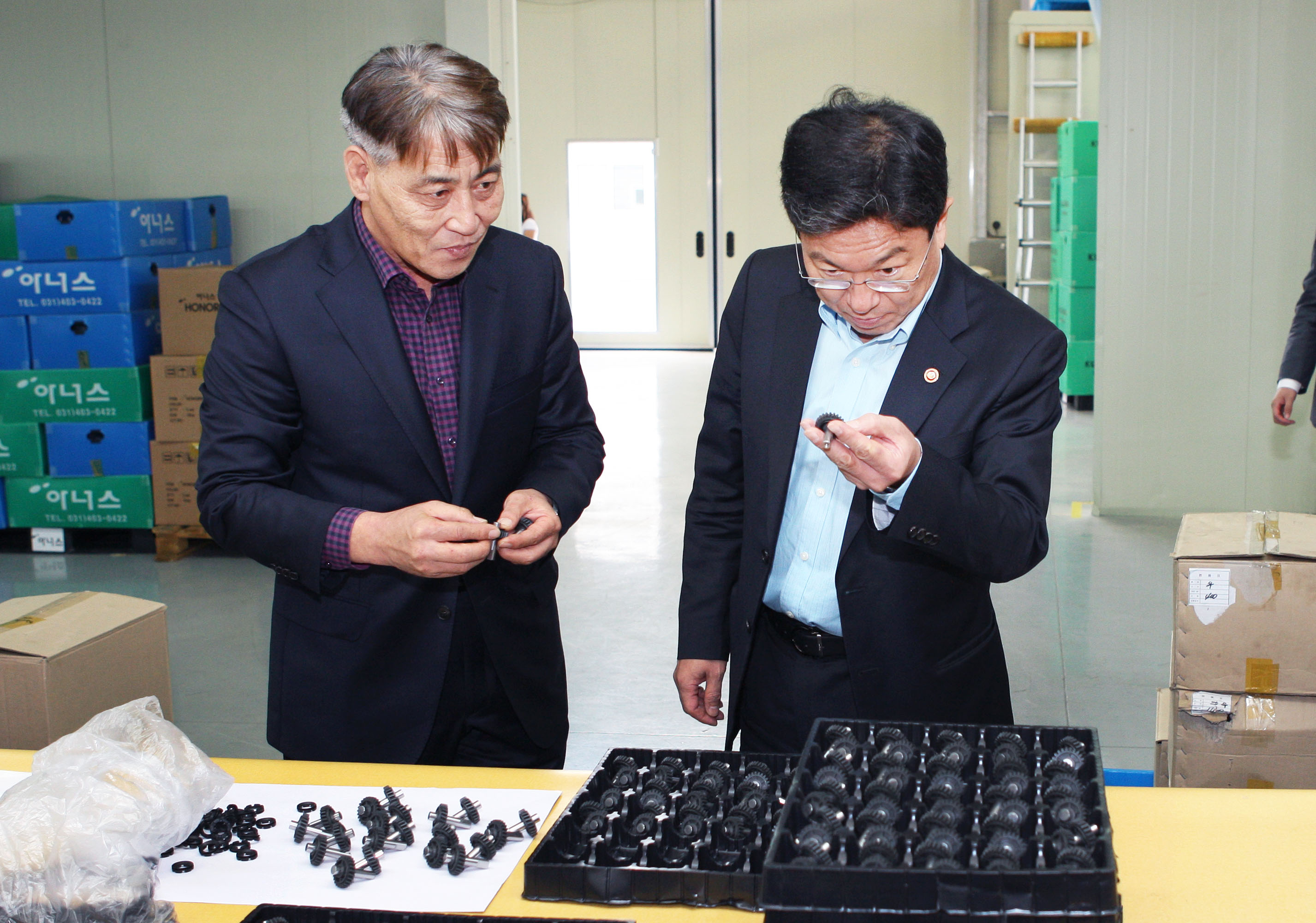 수출 중소기업인 아너스(주) 현장방문 2