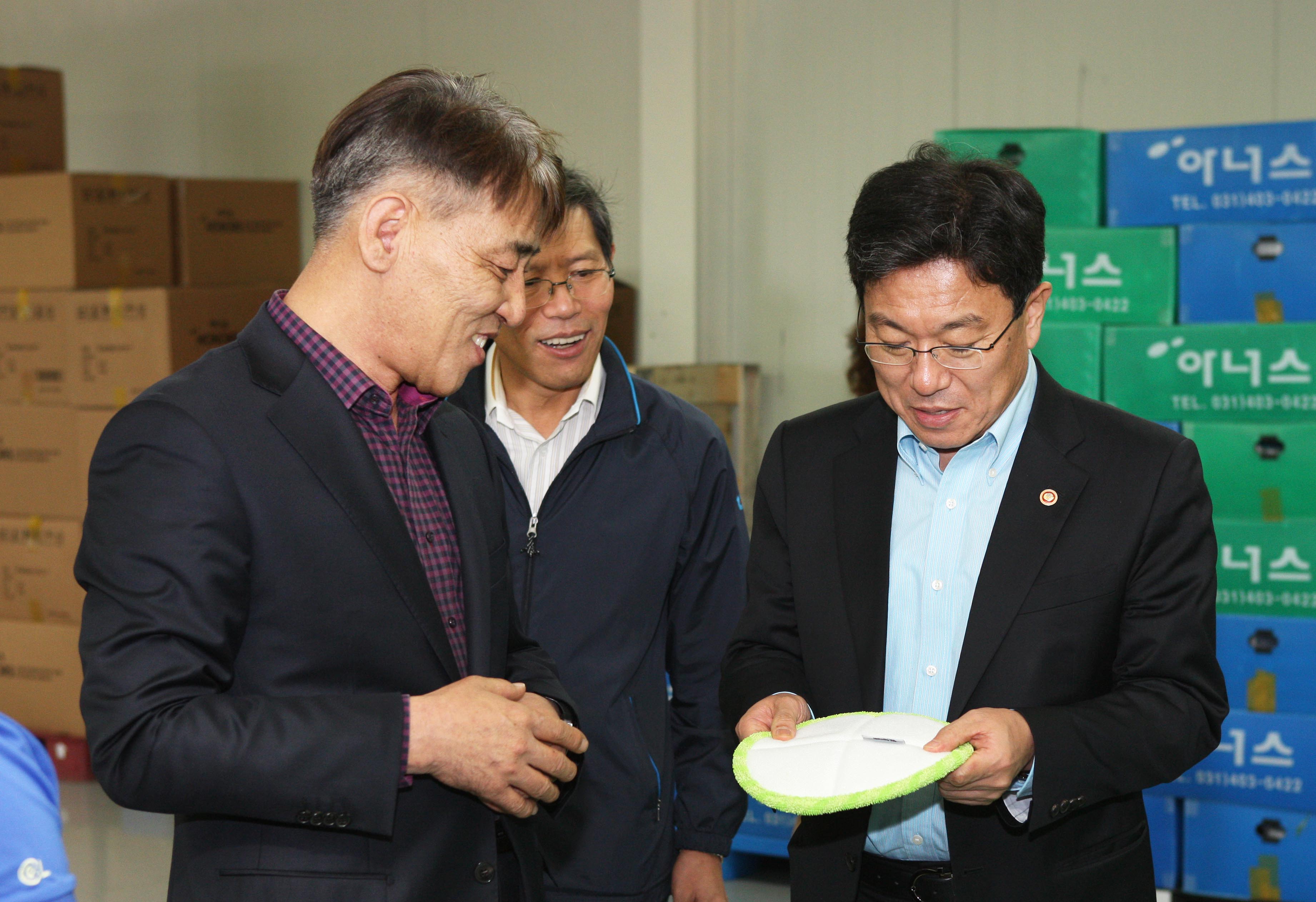 수출 중소기업인 아너스(주) 현장방문 1
